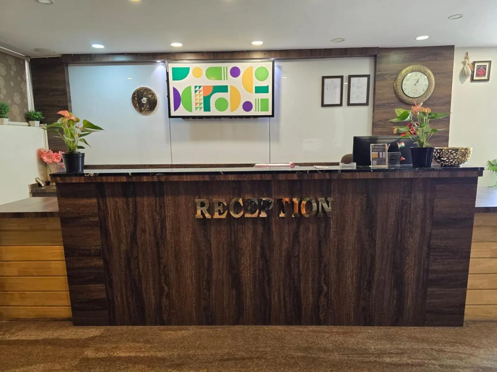 Lobby or reception in Treebo Sai Fortune Gateway