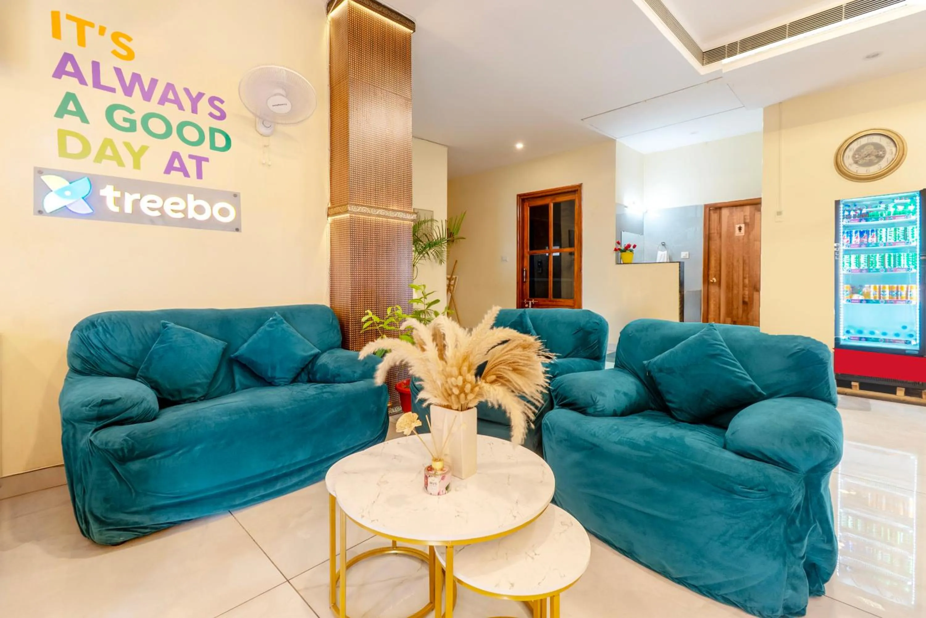 Seating area in Treebo Little Budhha