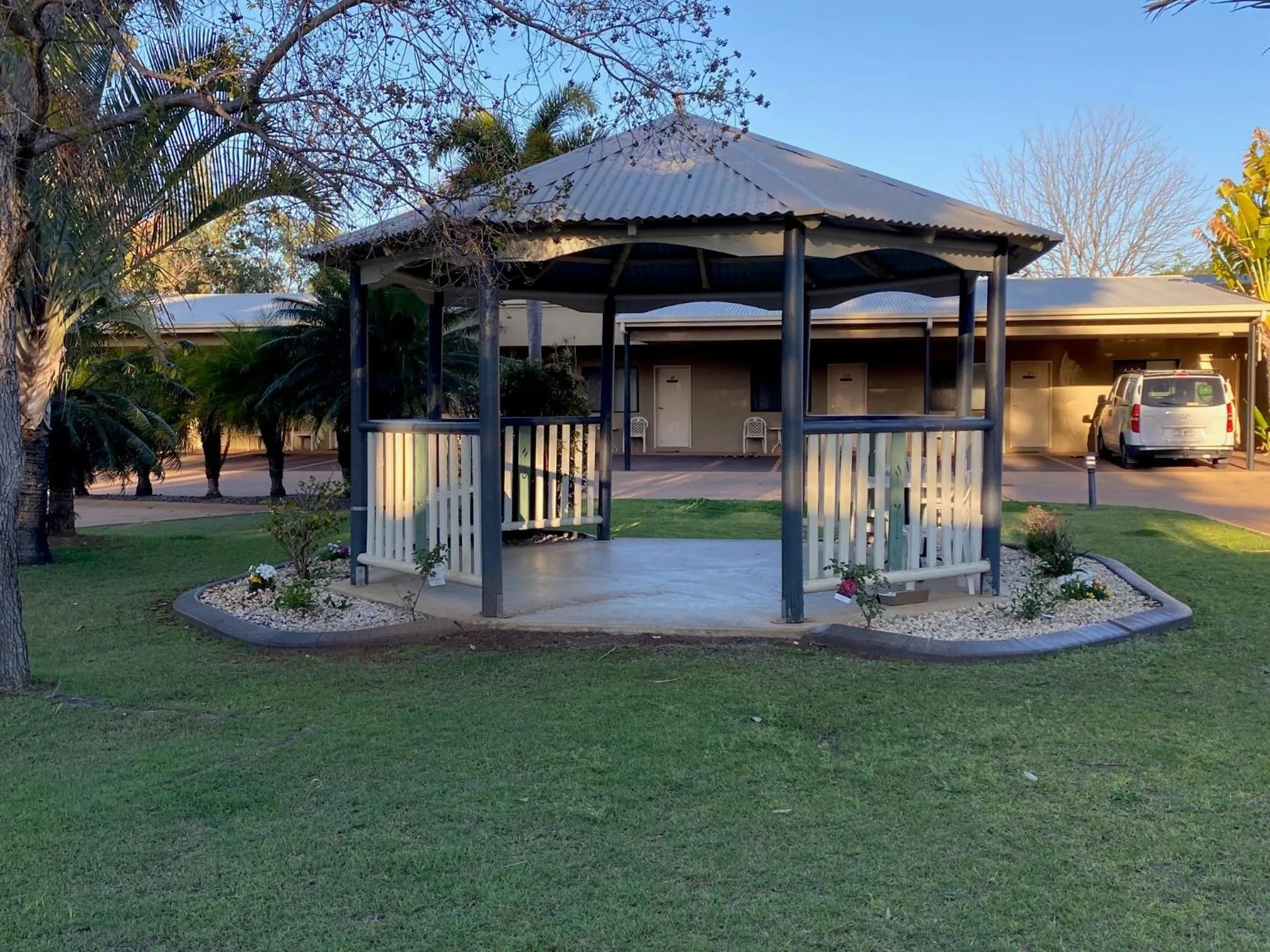 Garden in The Palms Motel