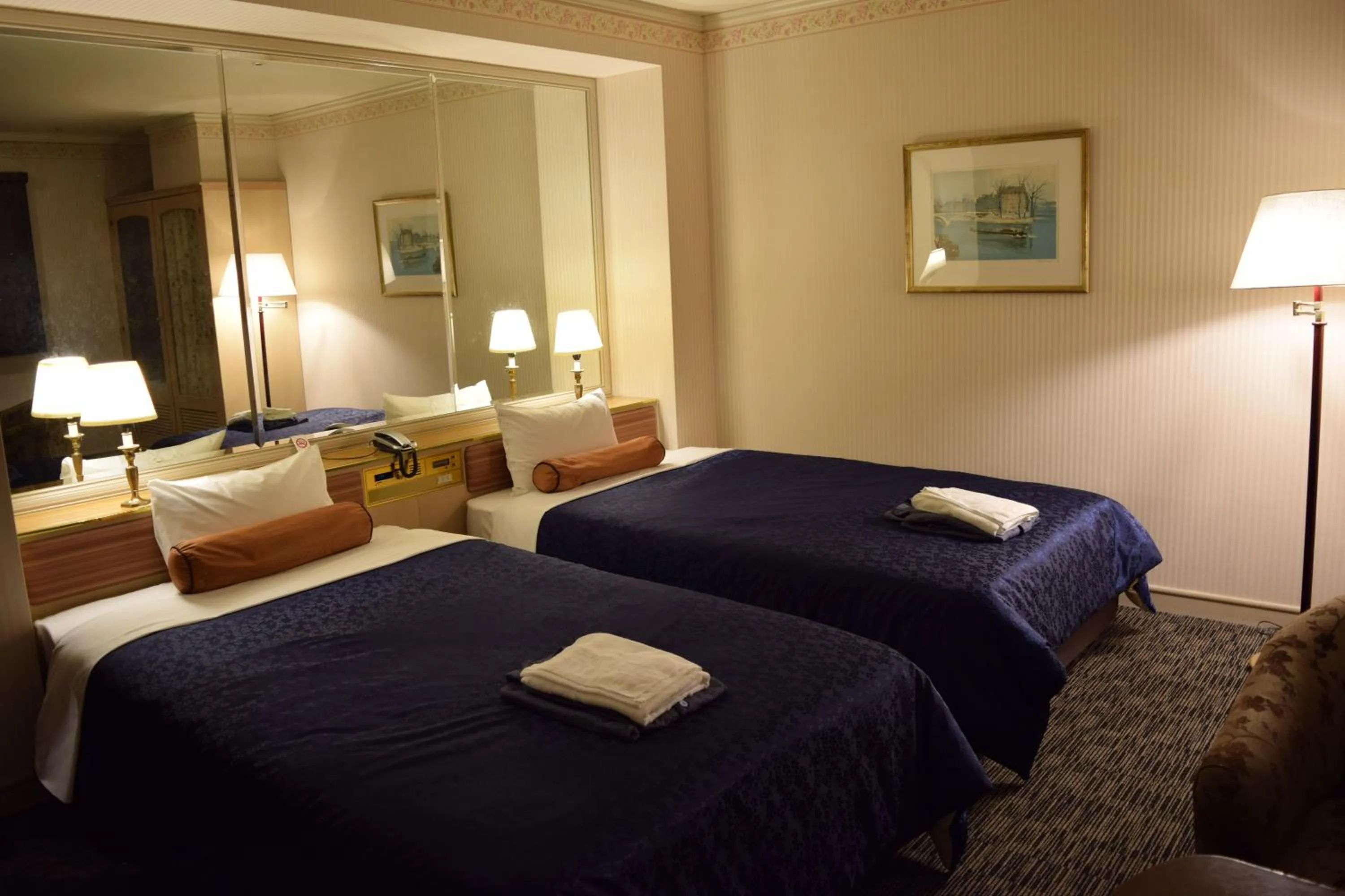 Photo of the whole room, Bed in Asakusa Central Hotel