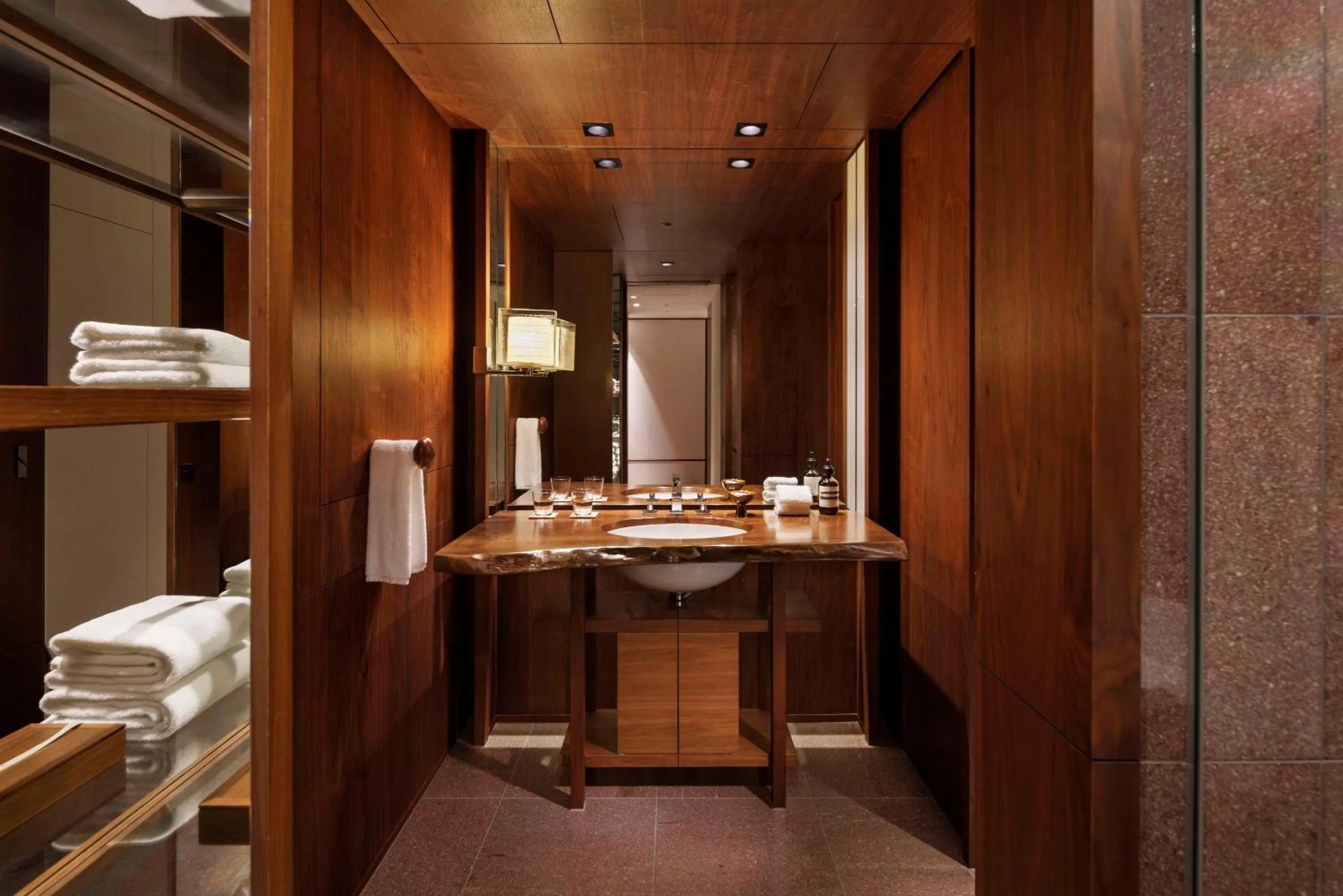 Bathroom in Andaz Tokyo - A Concept by Hyatt