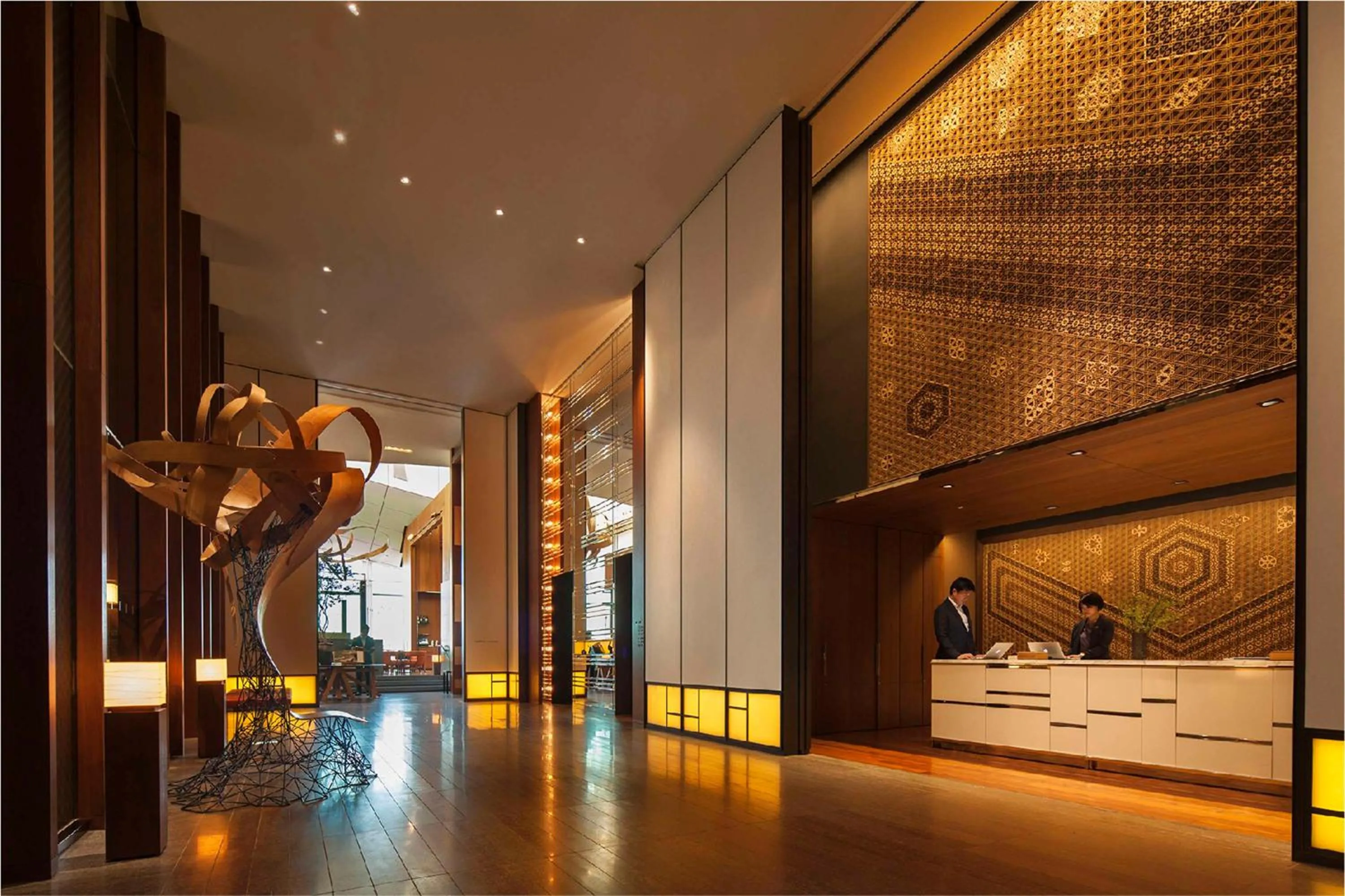 Lobby or reception in Andaz Tokyo - A Concept by Hyatt