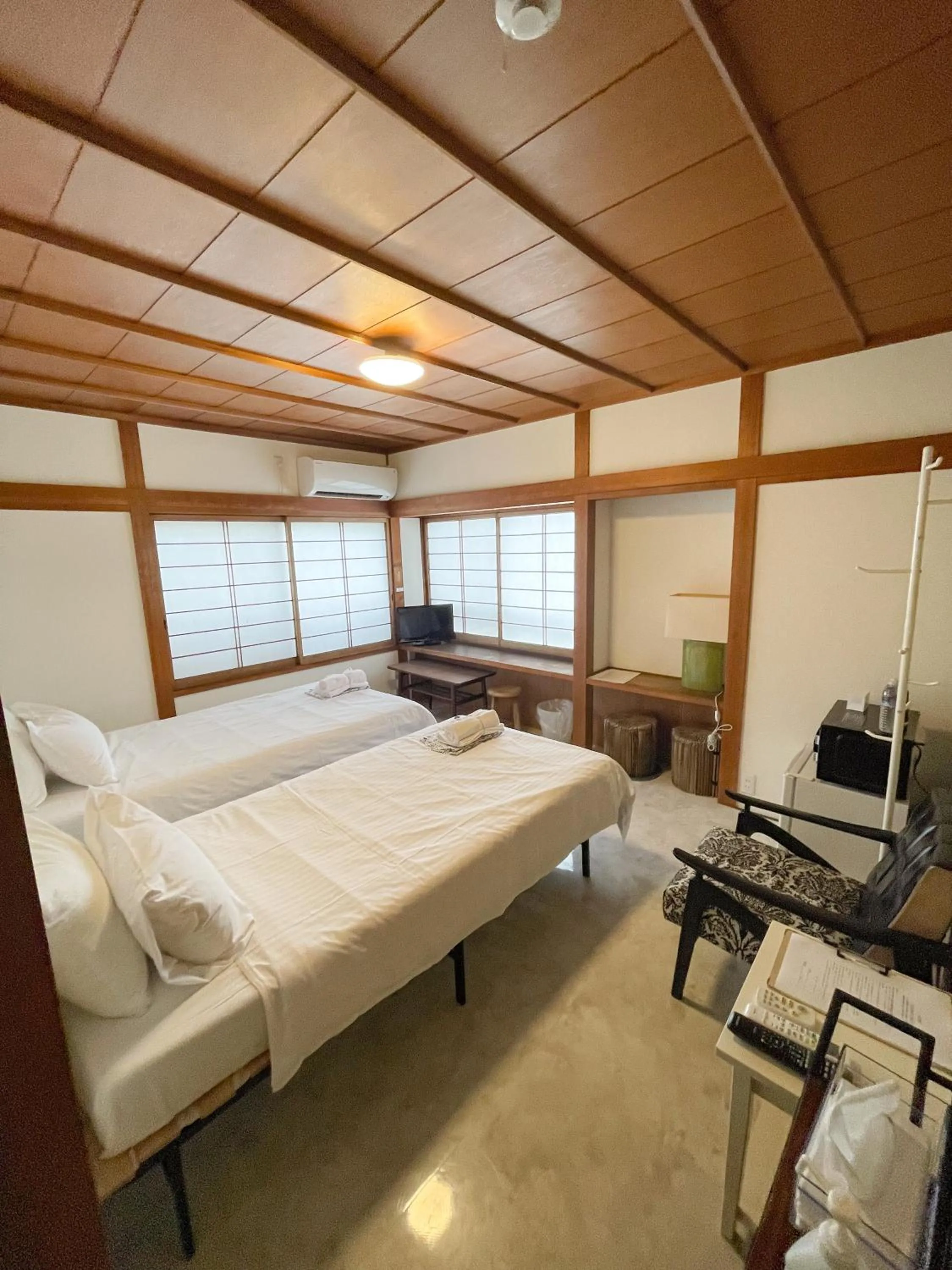 Bed in Kikusui Ryokan