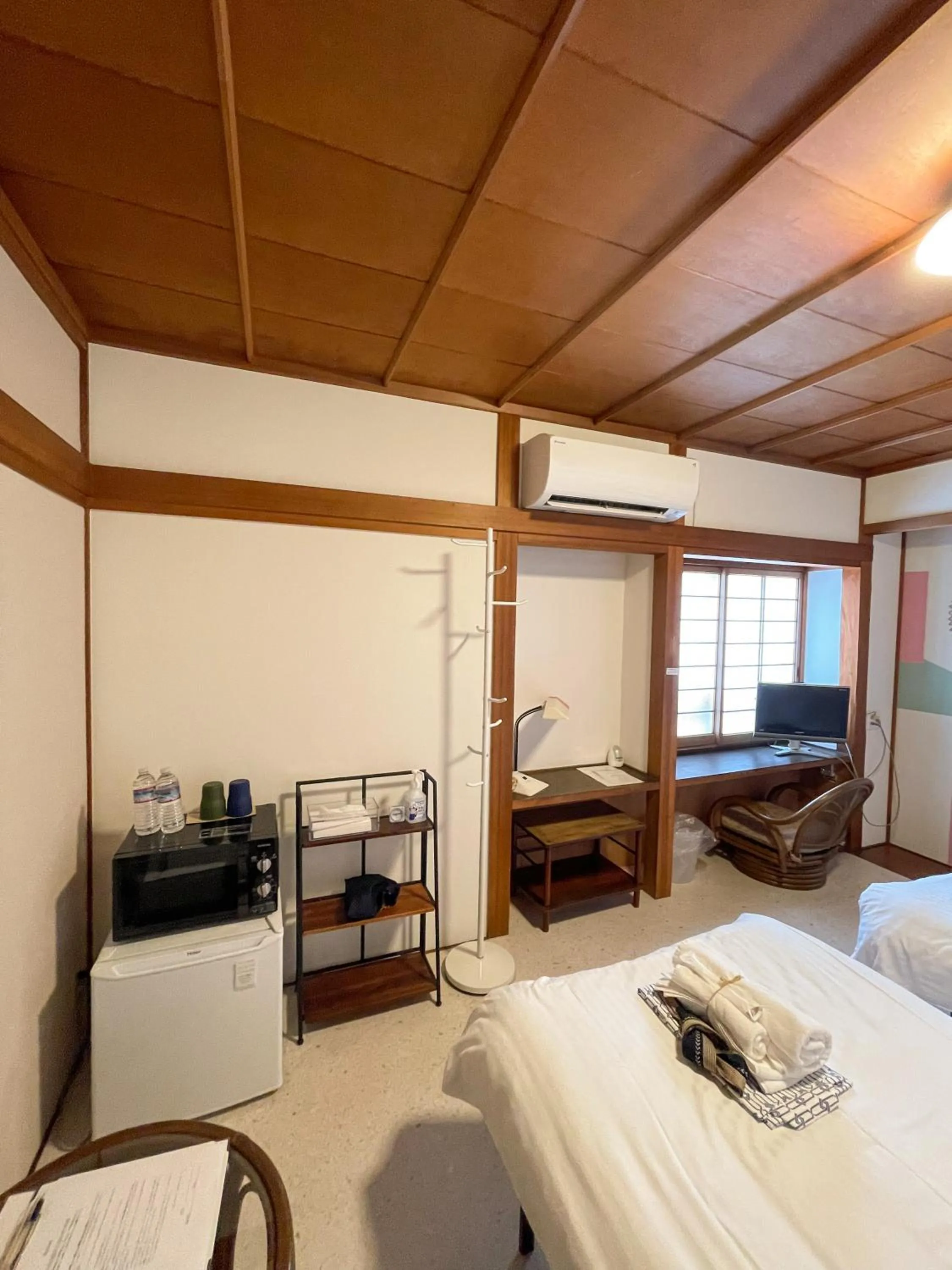 Bed in Kikusui Ryokan