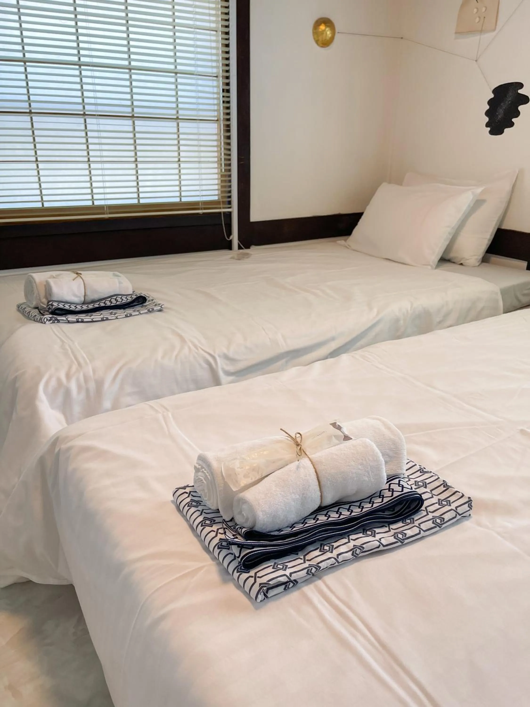 Bed in Kikusui Ryokan