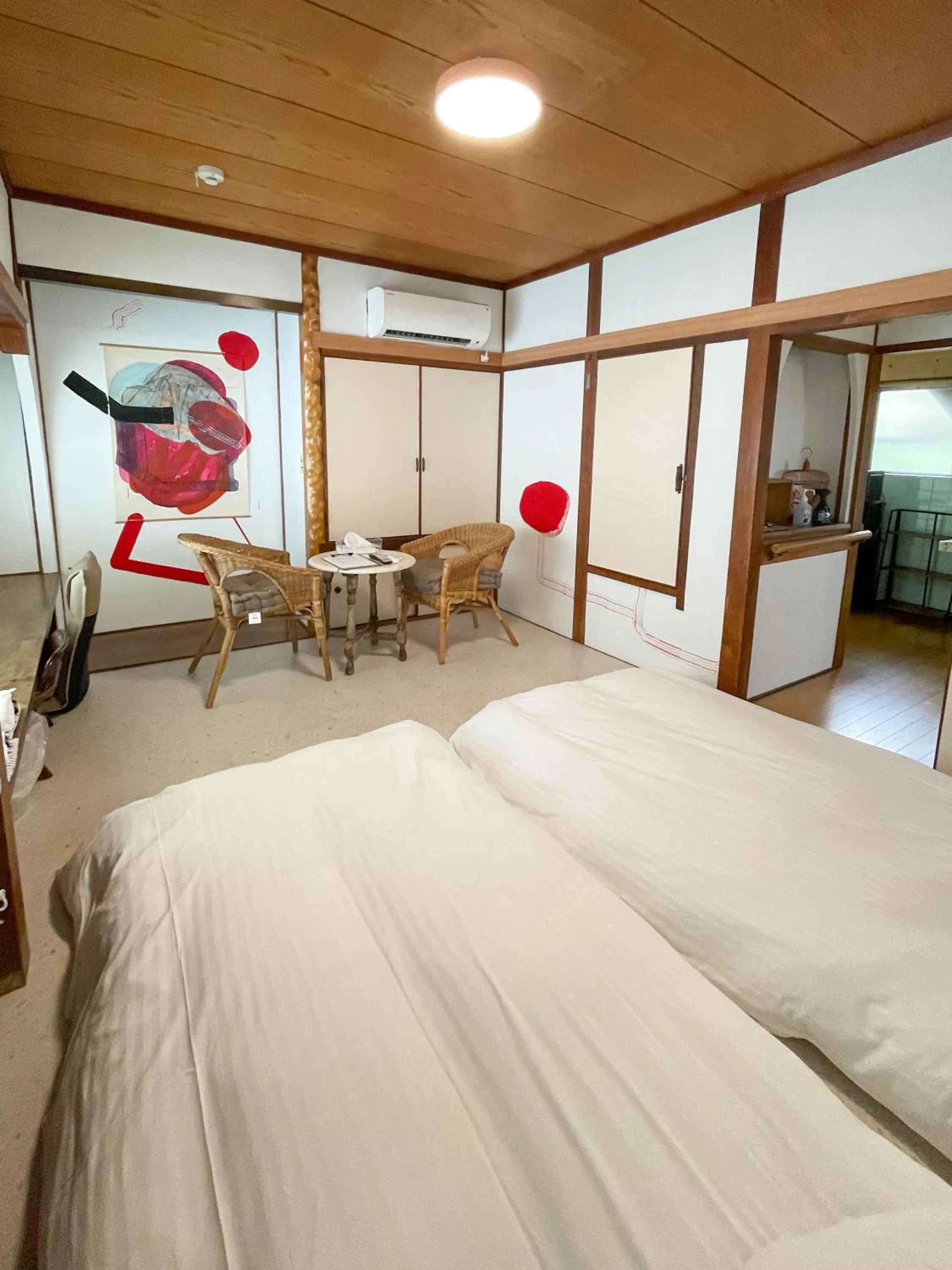 Bed in Kikusui Ryokan