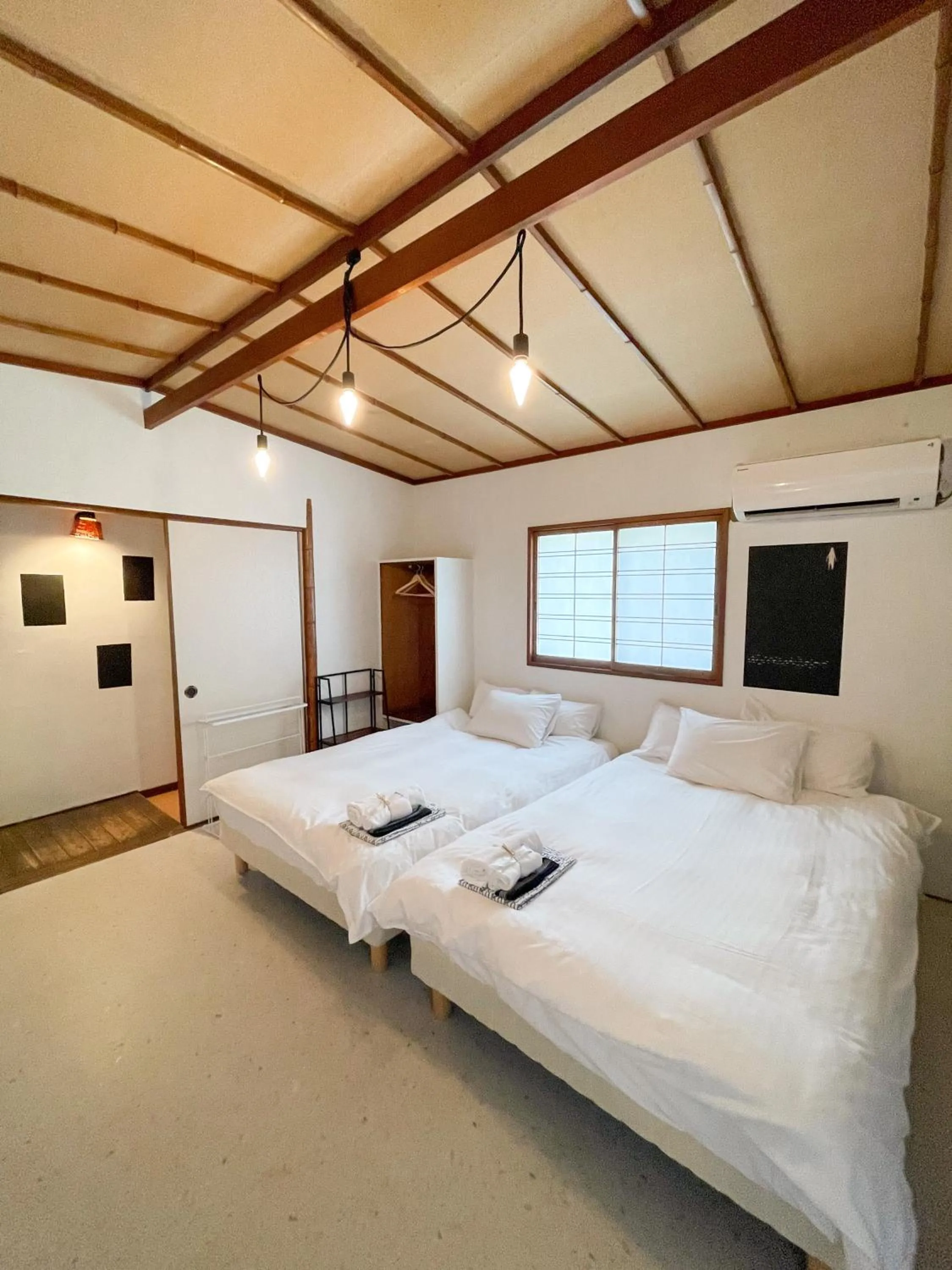 Bed in Kikusui Ryokan