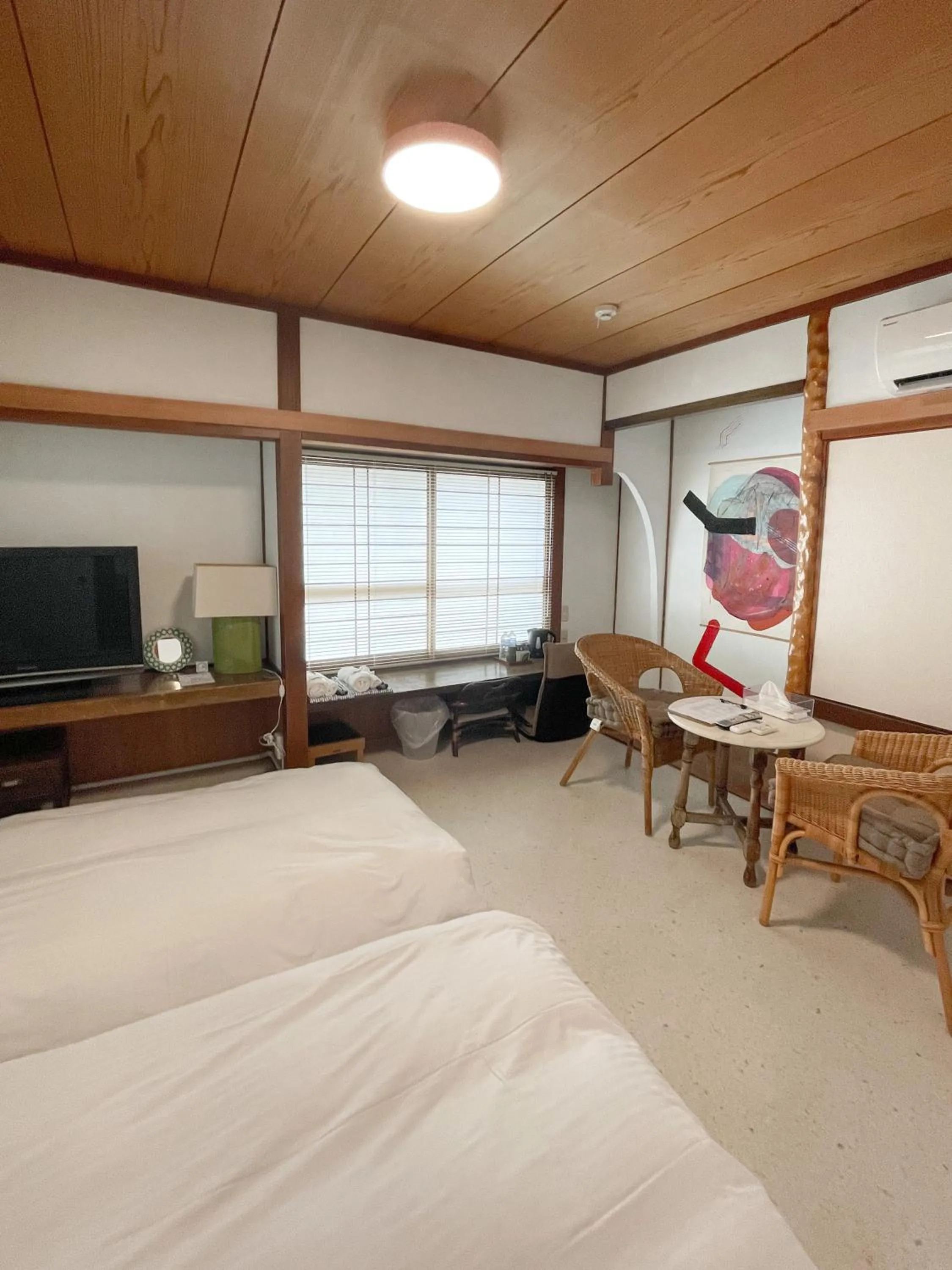 Bed in Kikusui Ryokan