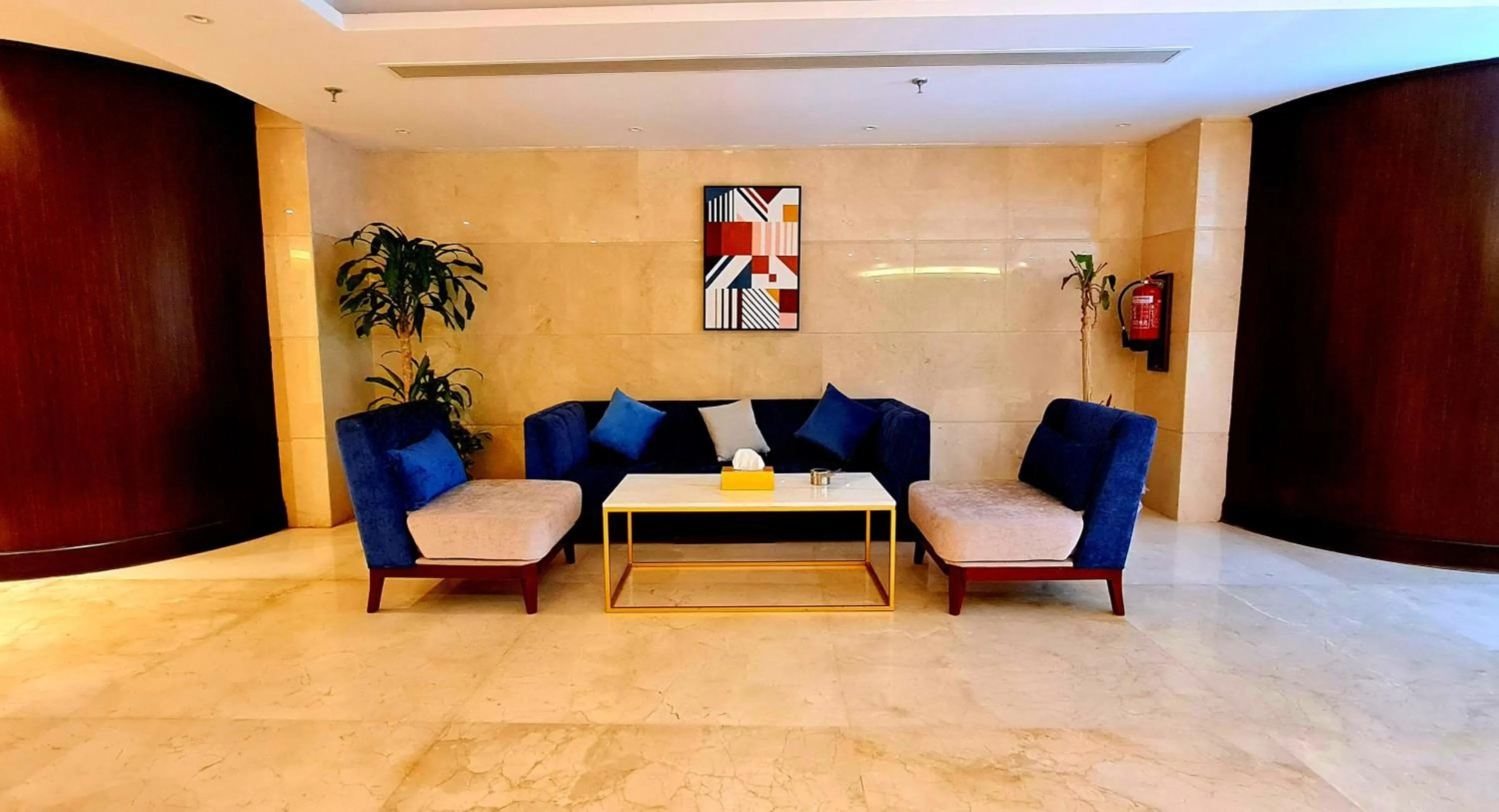 Seating area in Al Ebaa Hotel