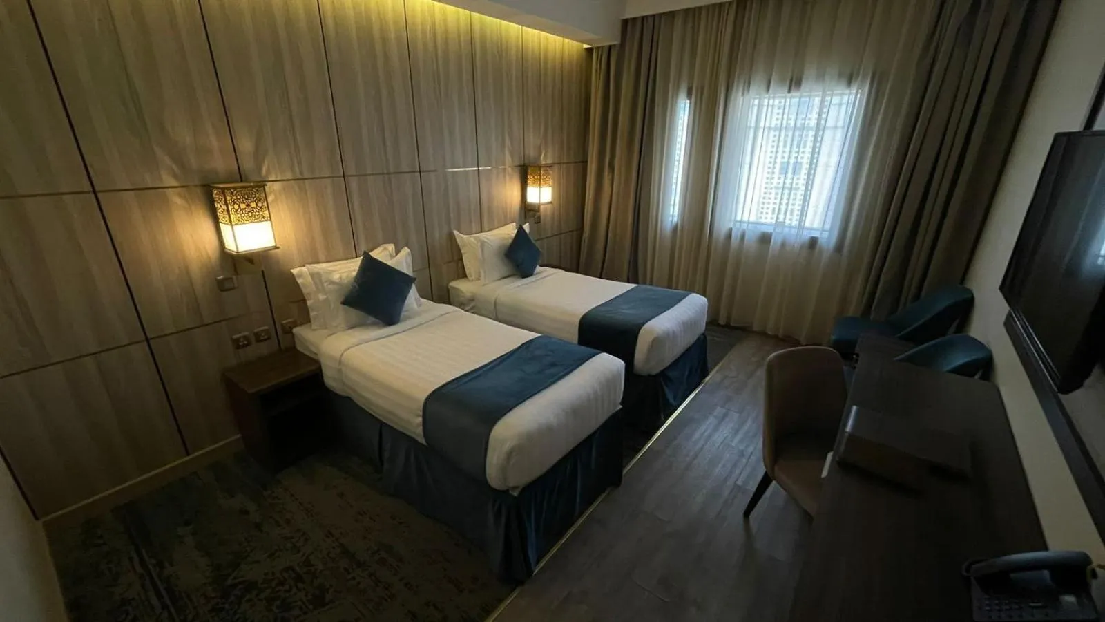 Bed in Al Ebaa Hotel