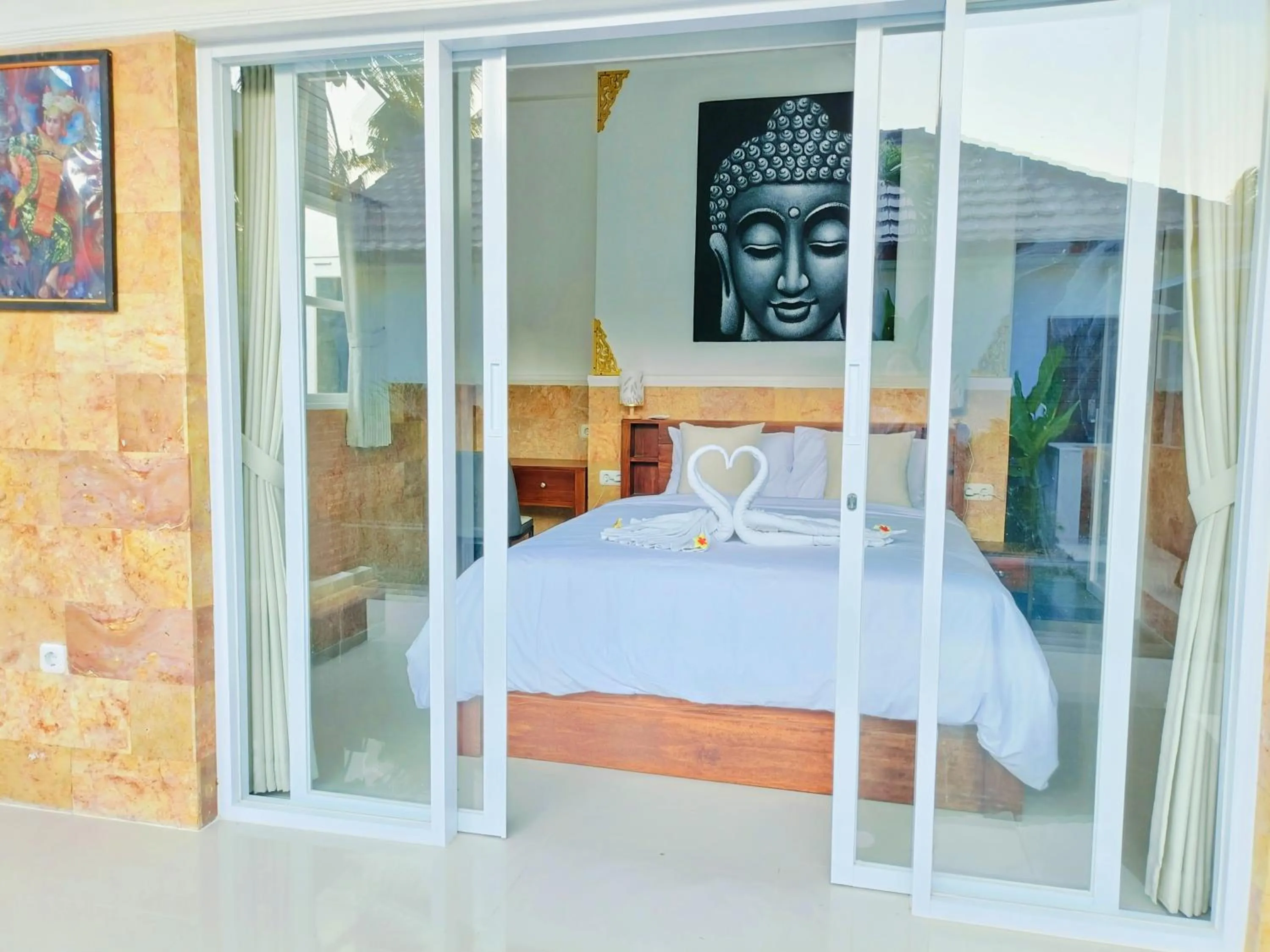 Bedroom in Villa TWIN FLOWER