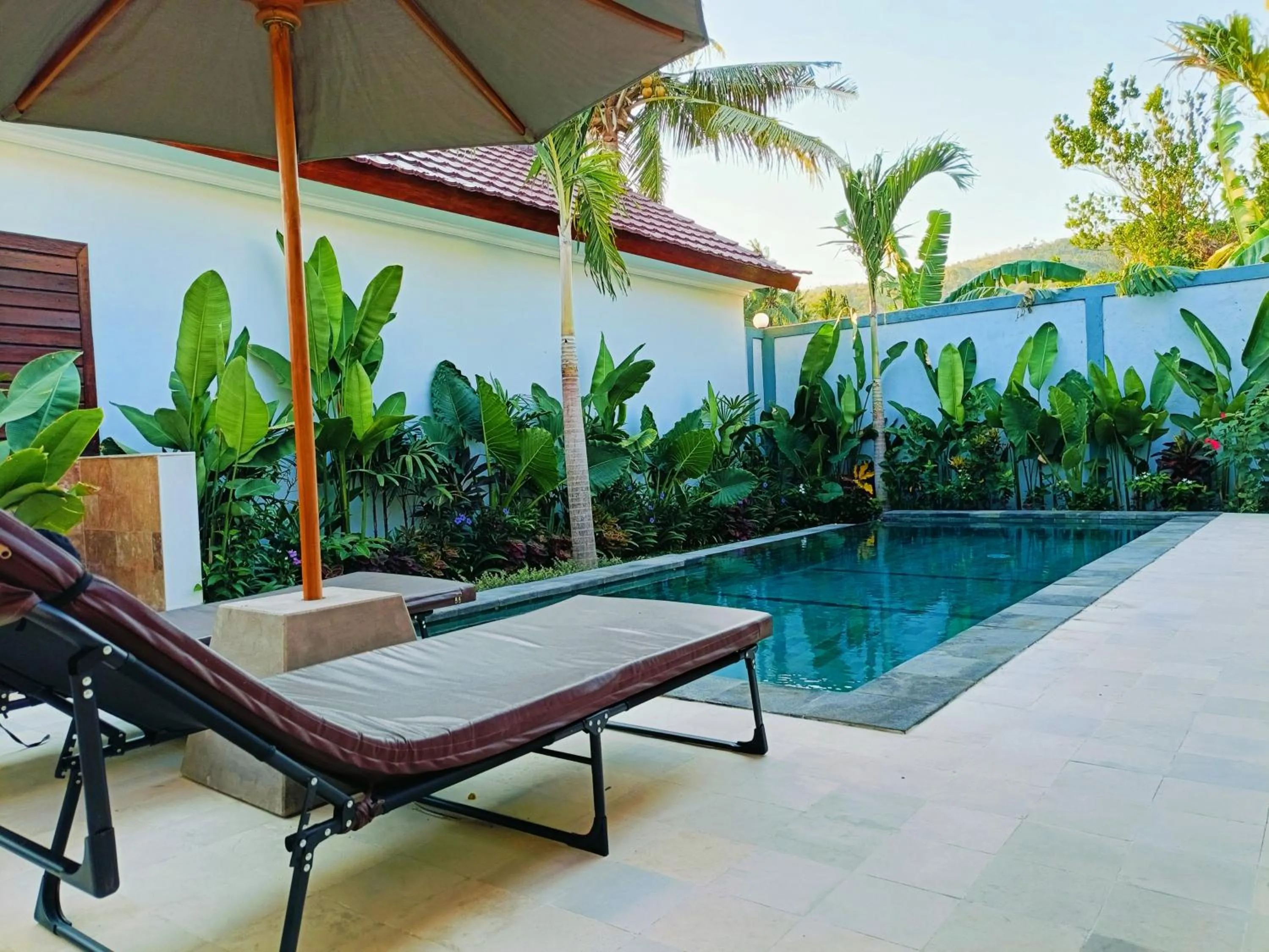 Pool view in Villa TWIN FLOWER