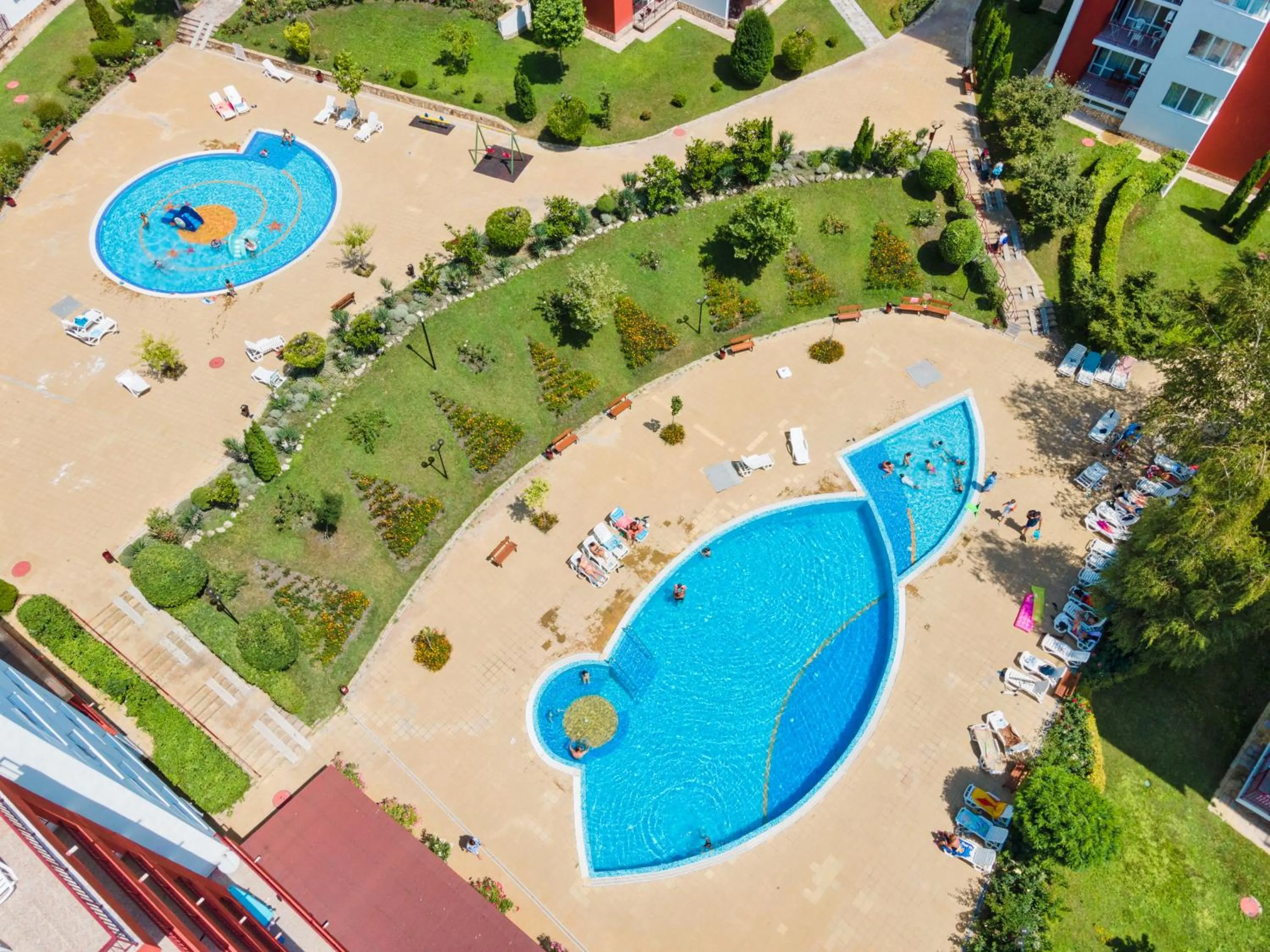 Bird's eye view in Panorama Fort Beach