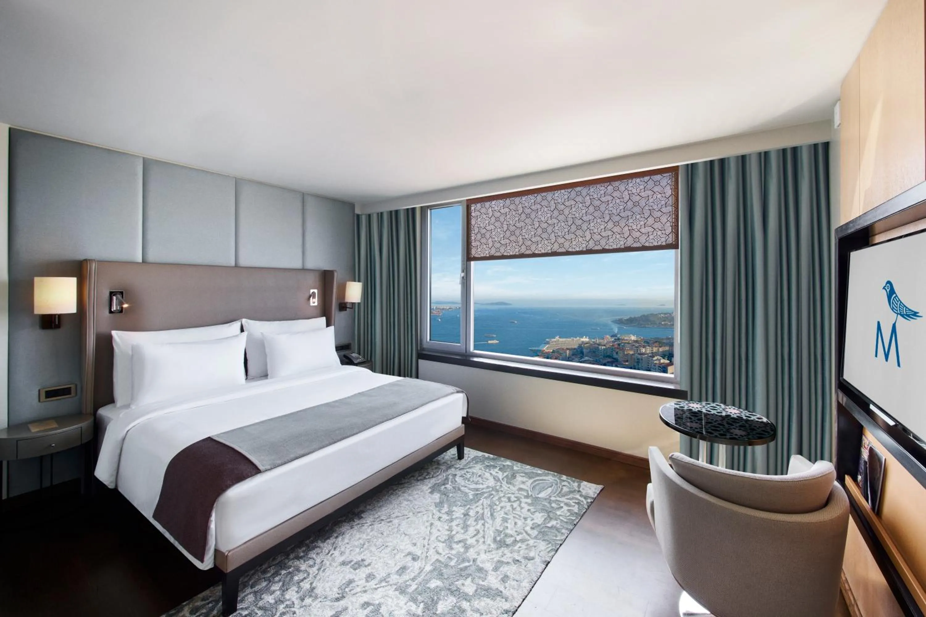 Bed in The Marmara Taksim