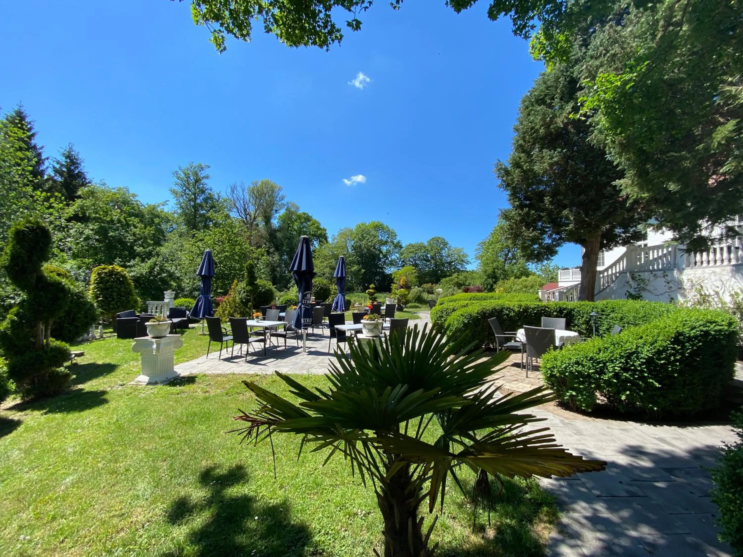 Garden view in Jagdschloss lalendorf