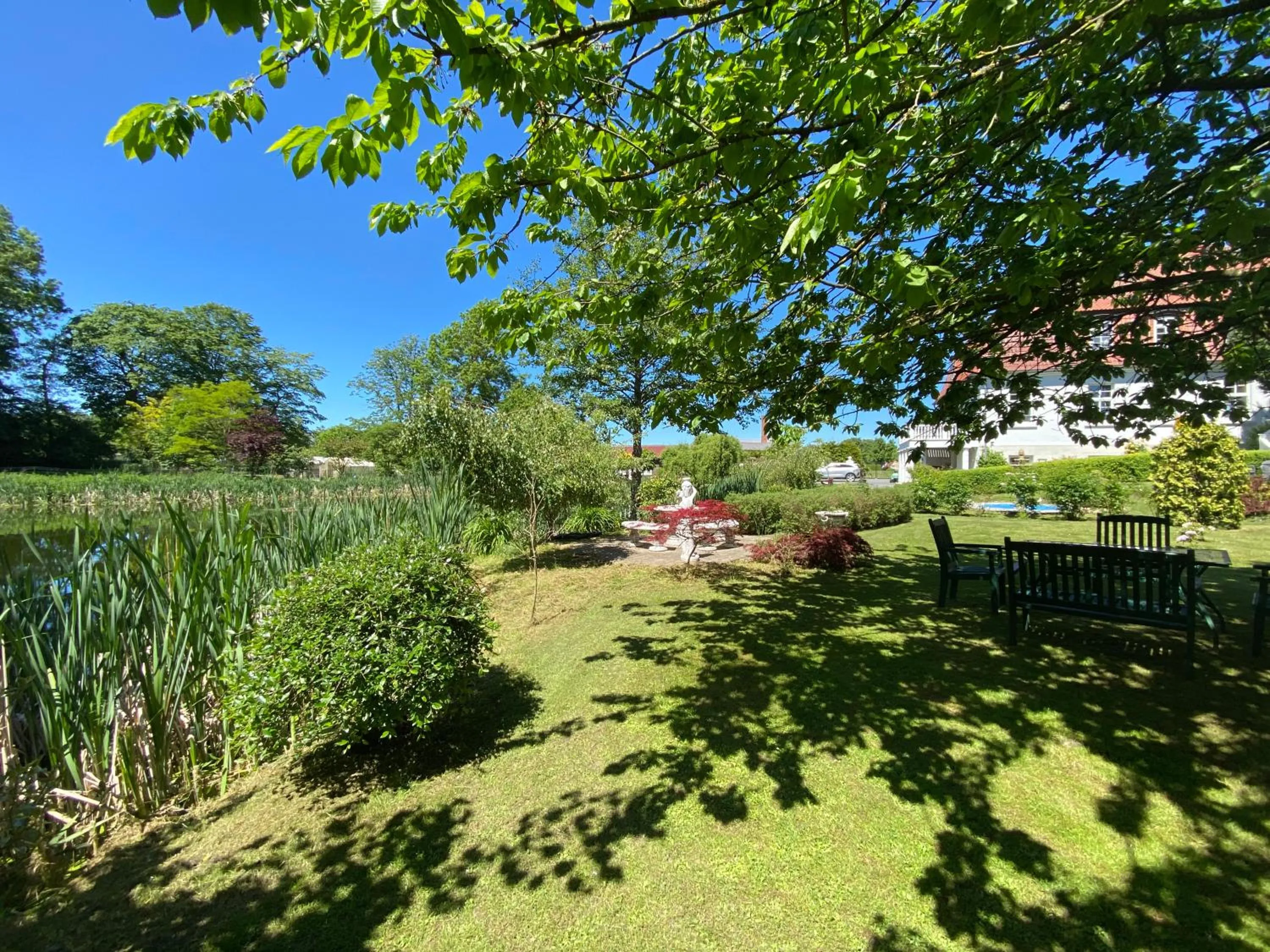 Garden view in Jagdschloss lalendorf