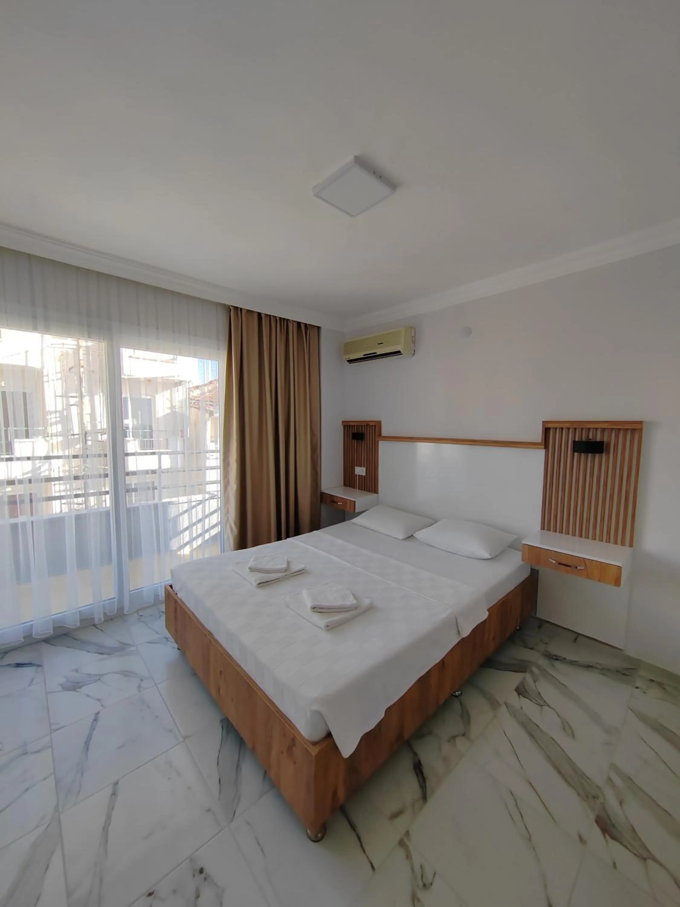 Bed in ALİBABAM APART OTEL