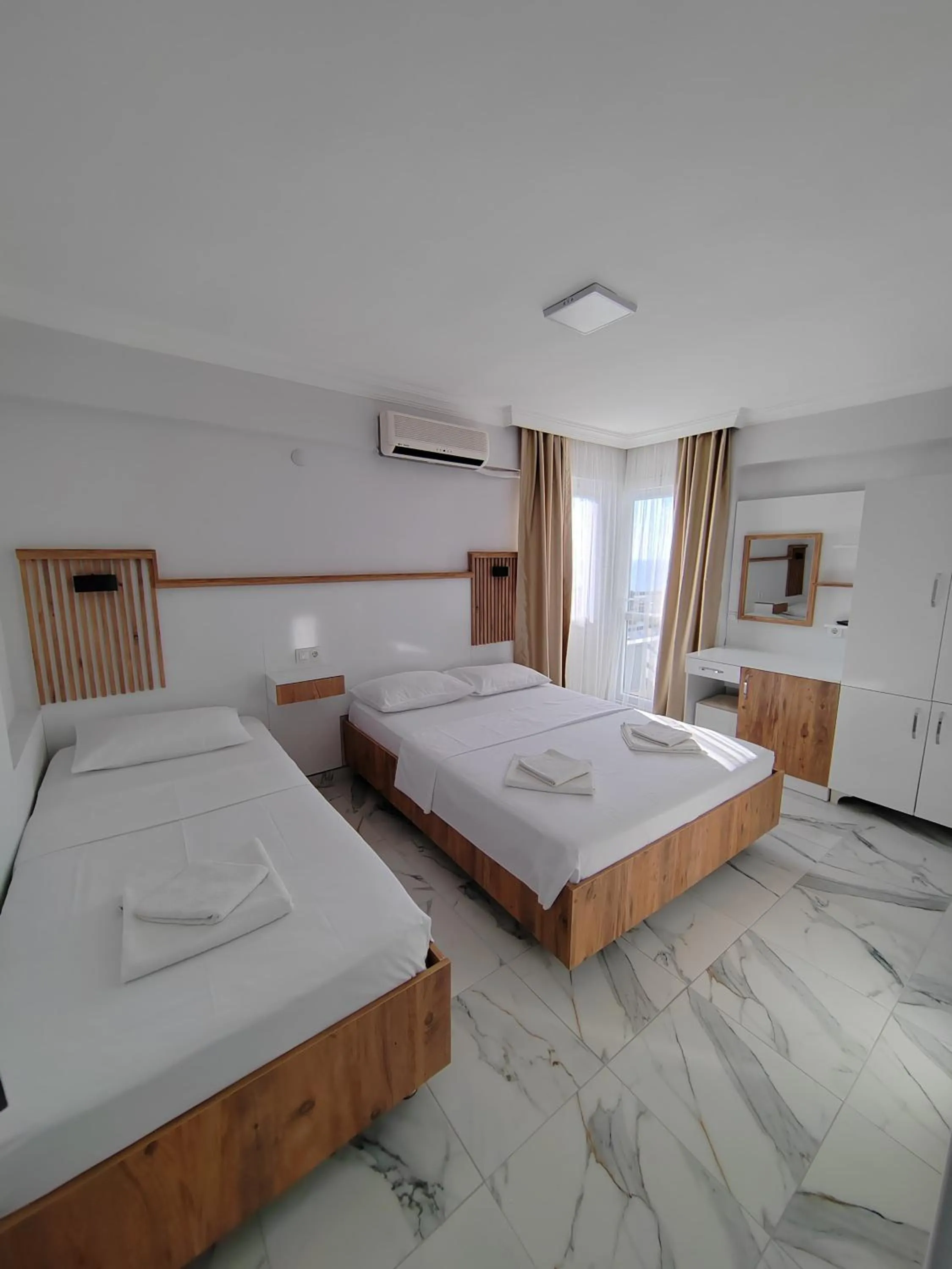 Bed in ALİBABAM APART OTEL