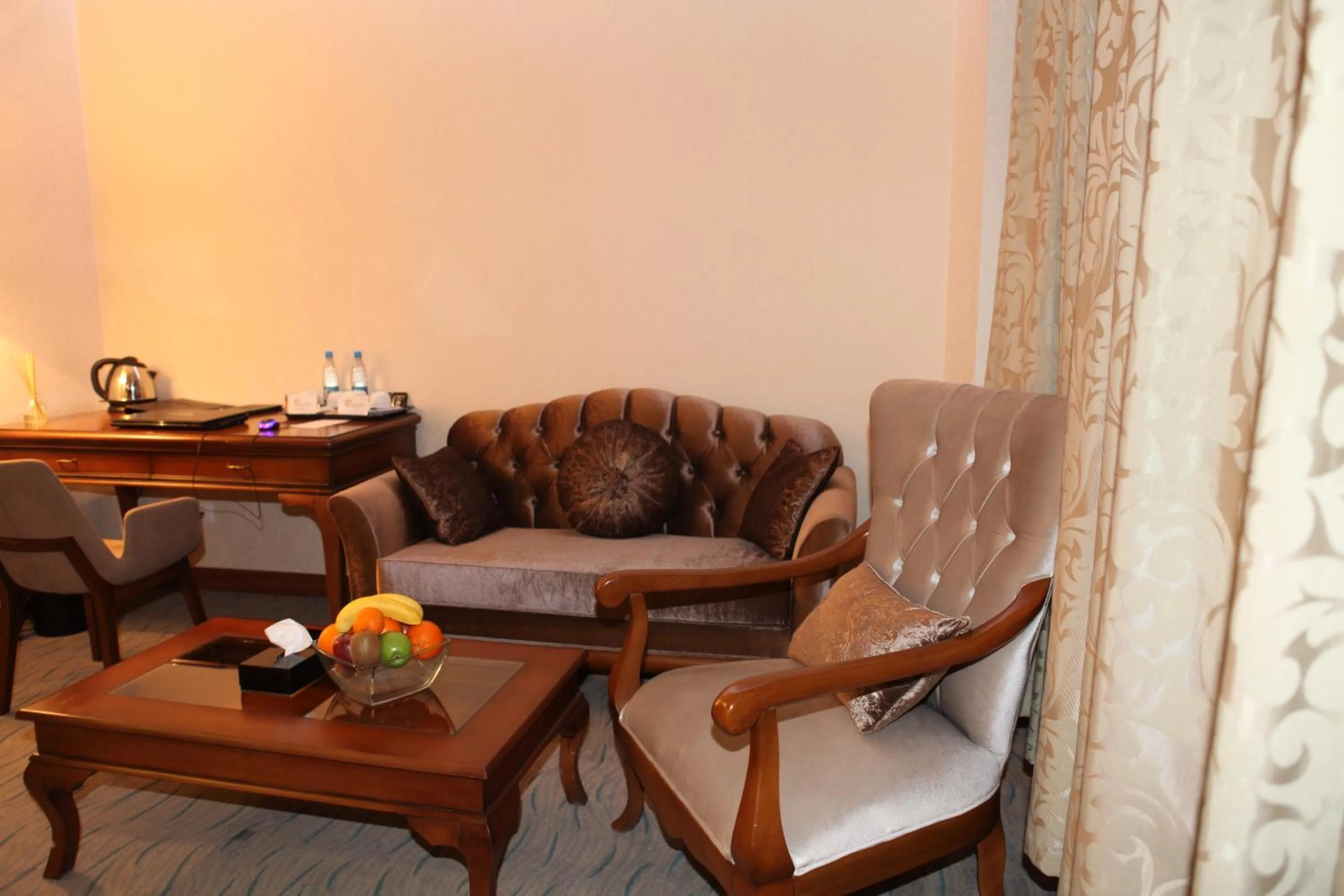 Seating area in Vego Hotel