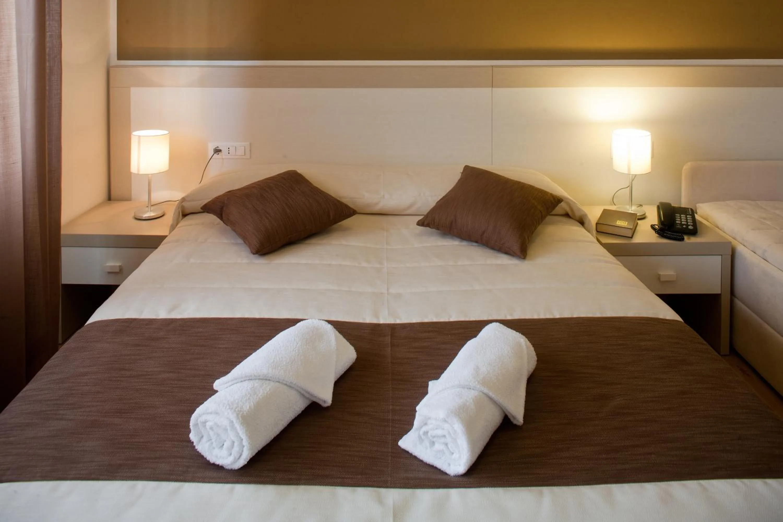 Bed in Hotel Canarie