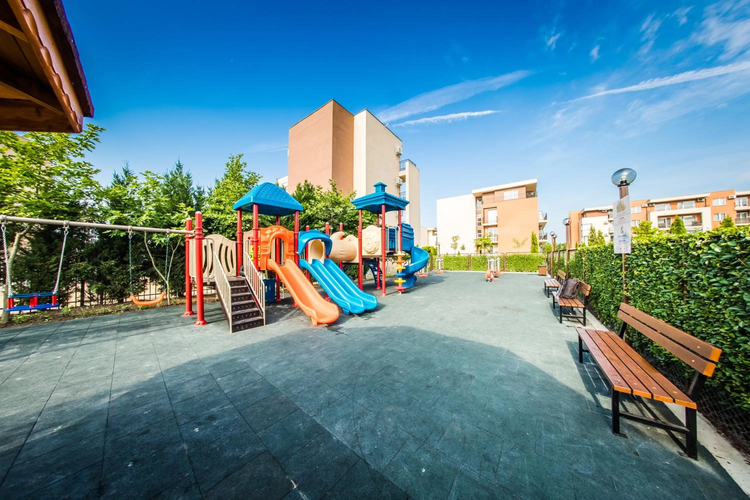 Children play ground in Orchid Fort Garden