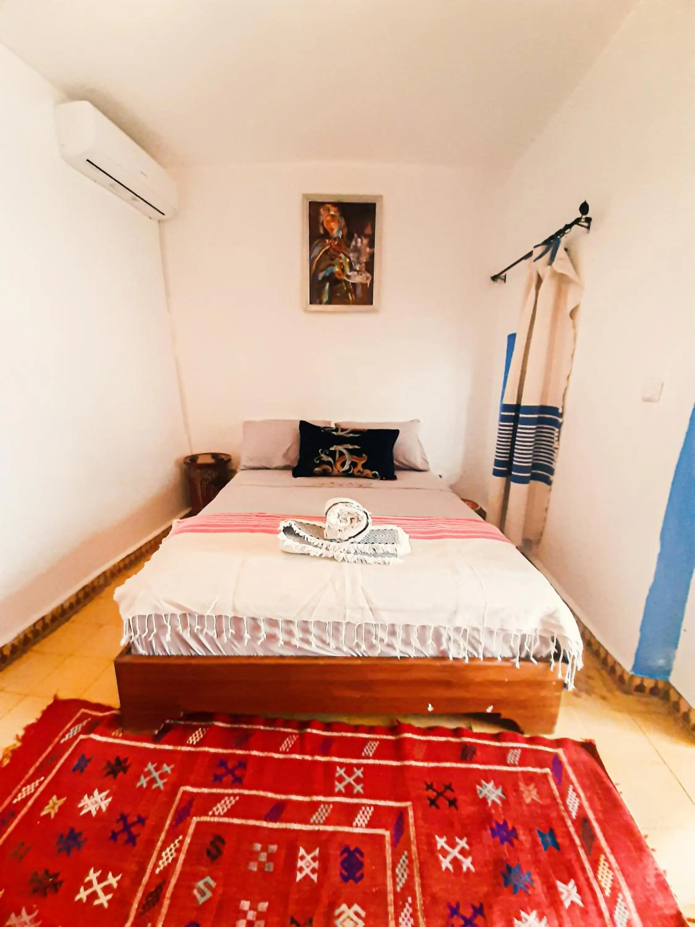 Bed in Riad Said Chaouen