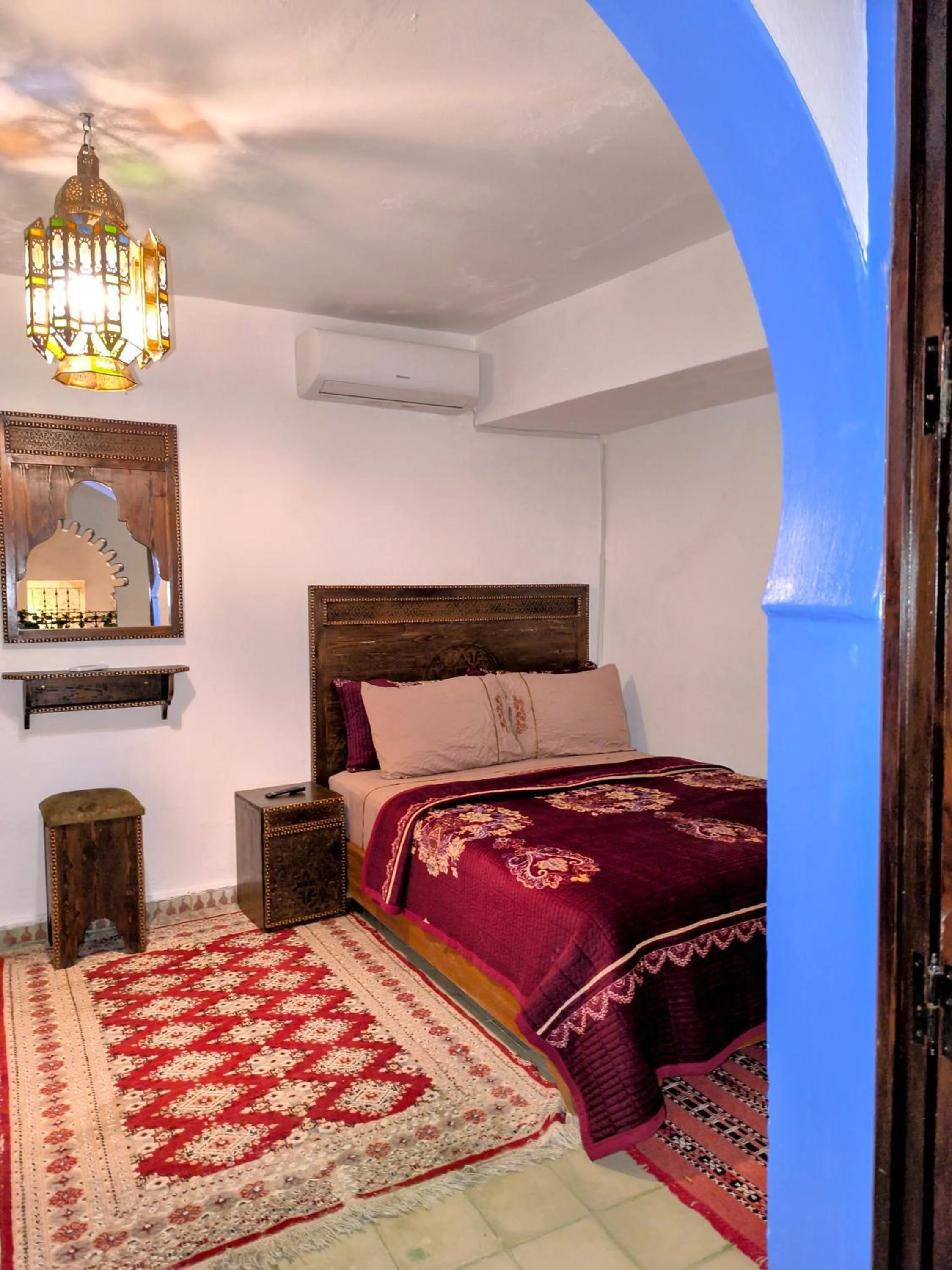 Bed in Riad Said Chaouen