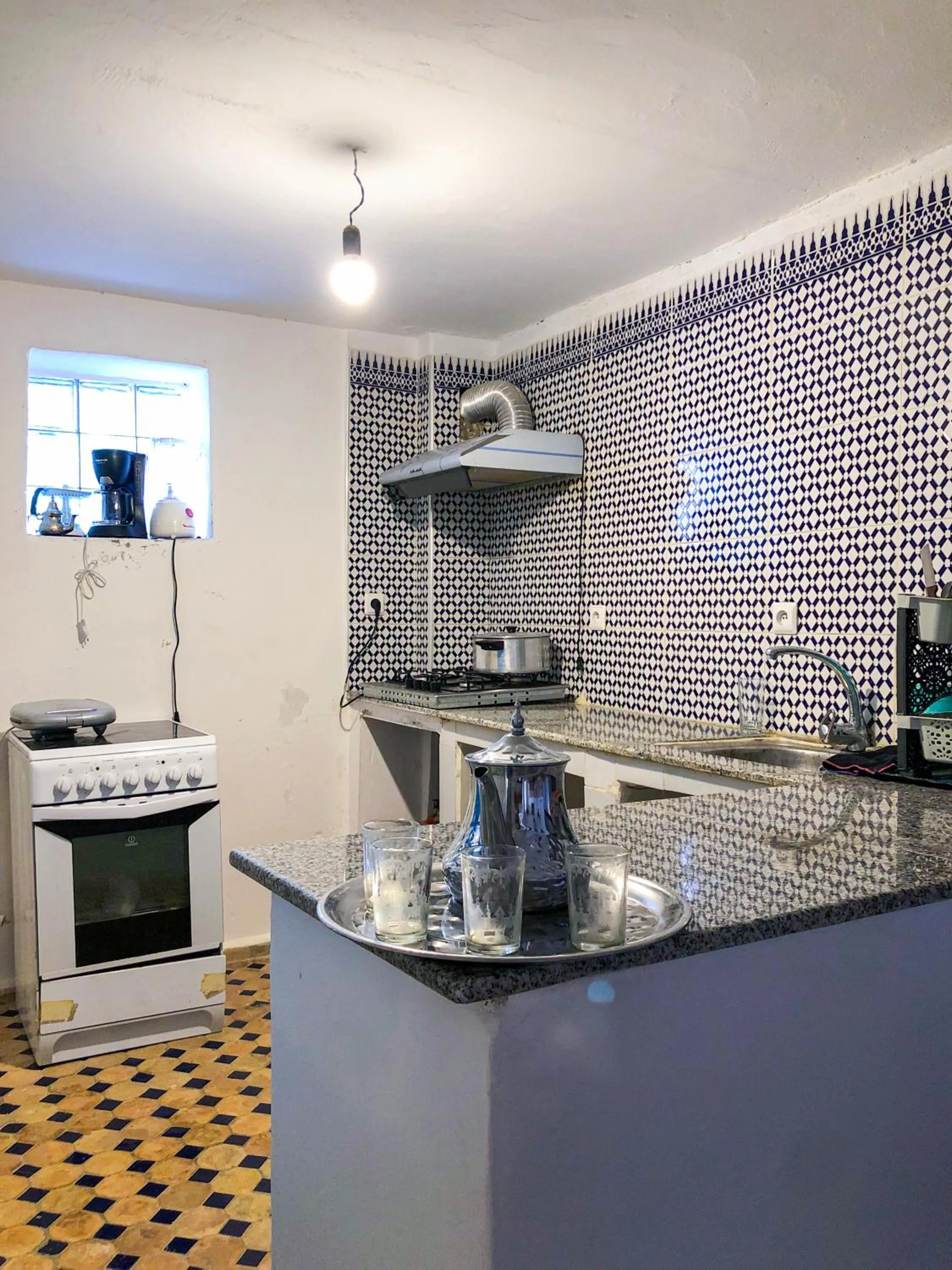 Kitchen or kitchenette in Riad Said Chaouen