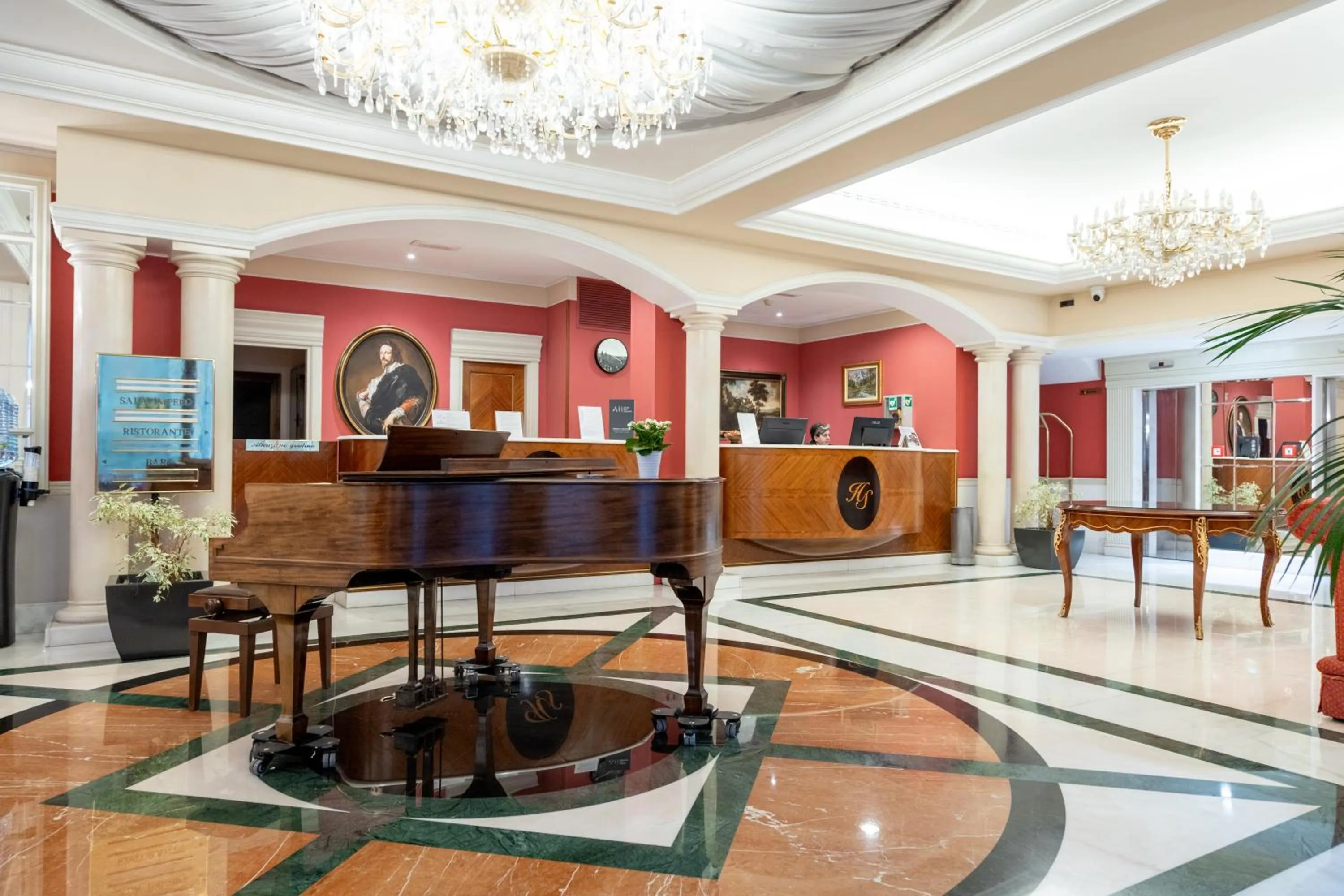 Lobby or reception in Hotel Stendhal