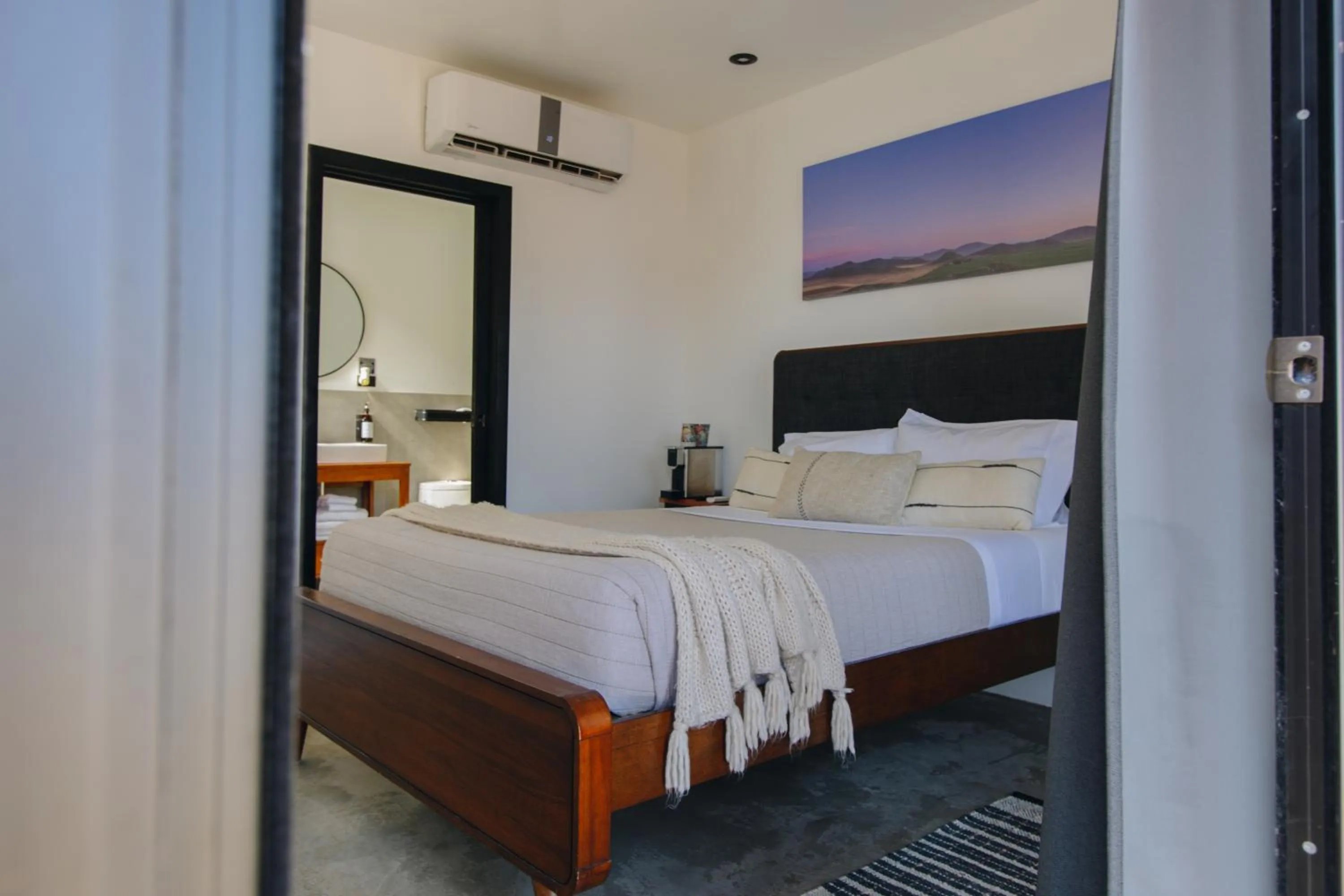 Bed in Hotel Otero Valle de Guadalupe