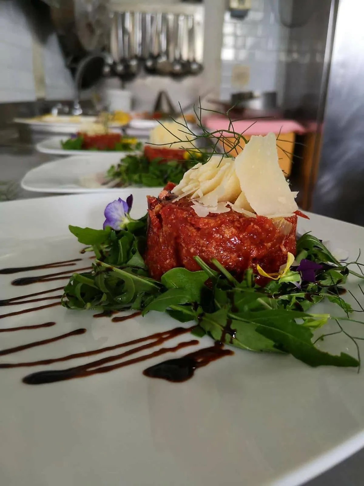 Food close-up in Hotel Croce del Sud