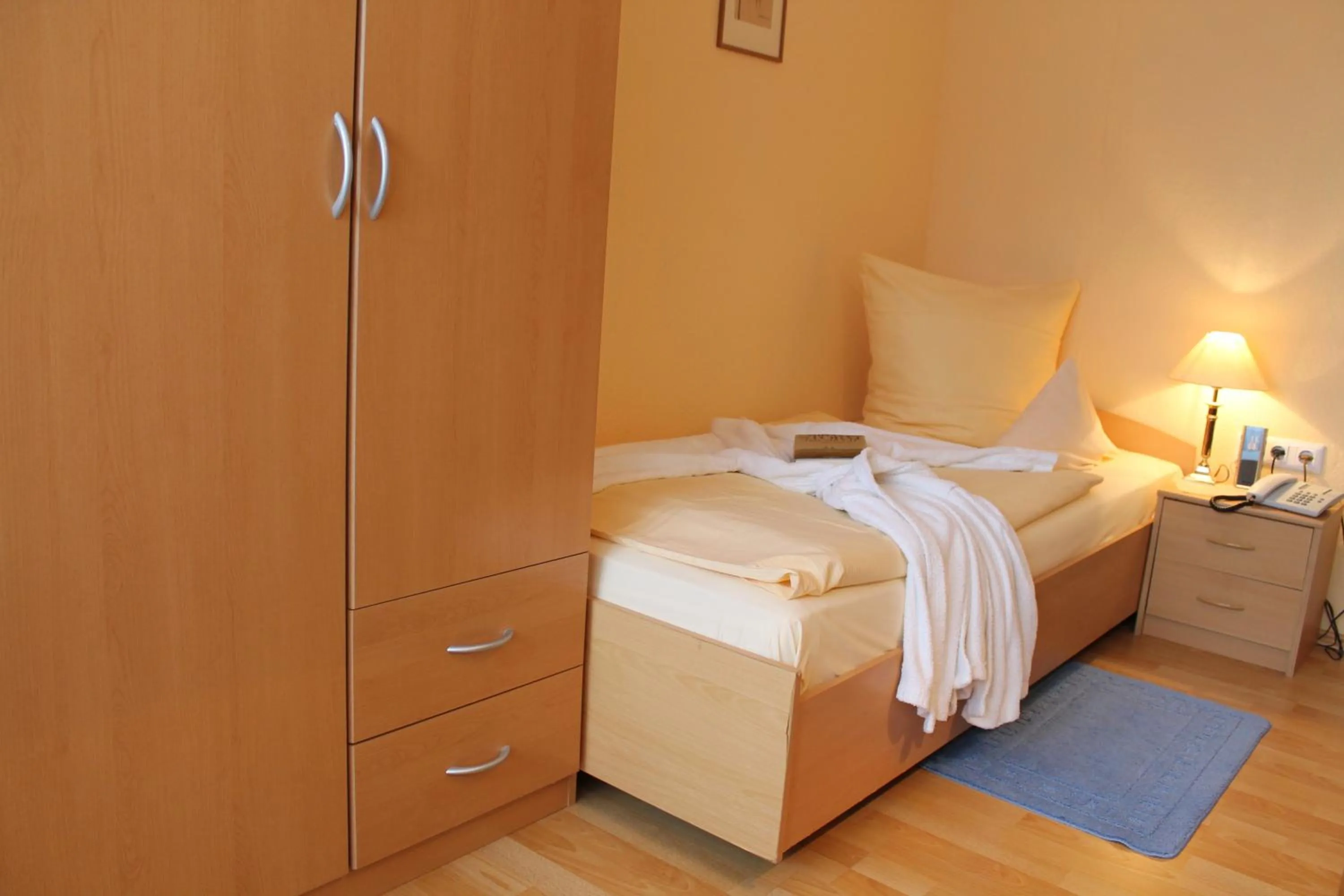 Bed in Hotel Brigitte