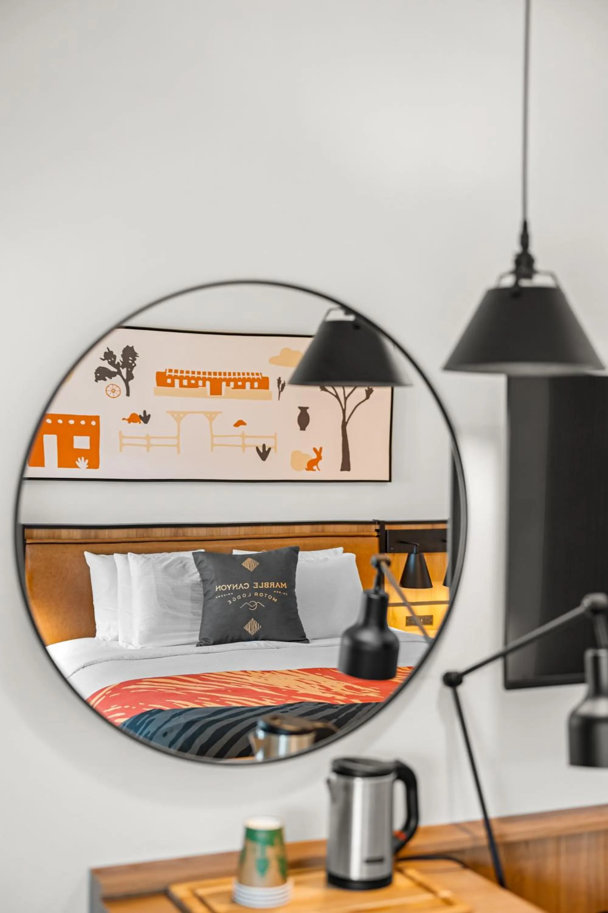 Bedroom in Marble Canyon Lodge