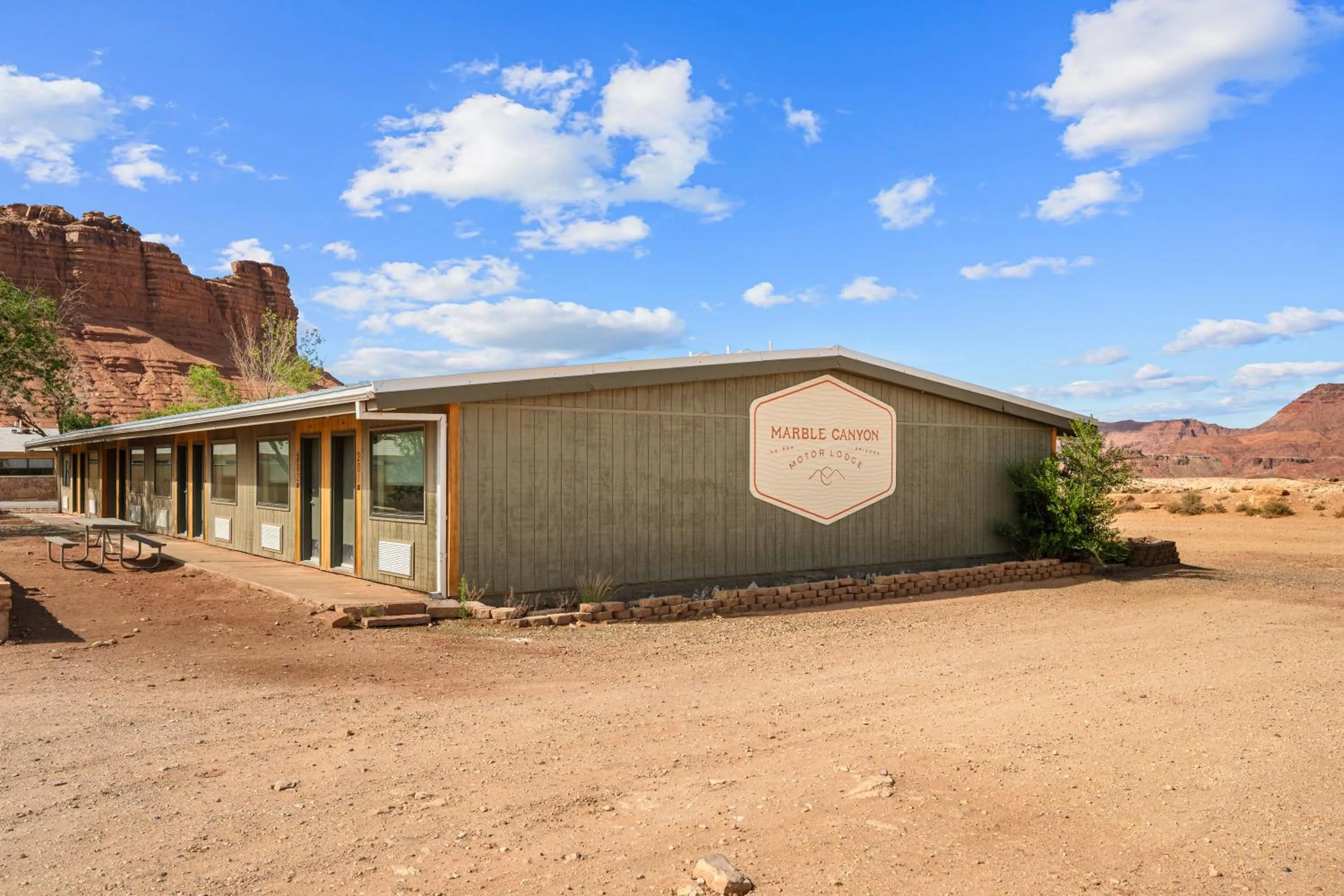 Property building in Marble Canyon Lodge