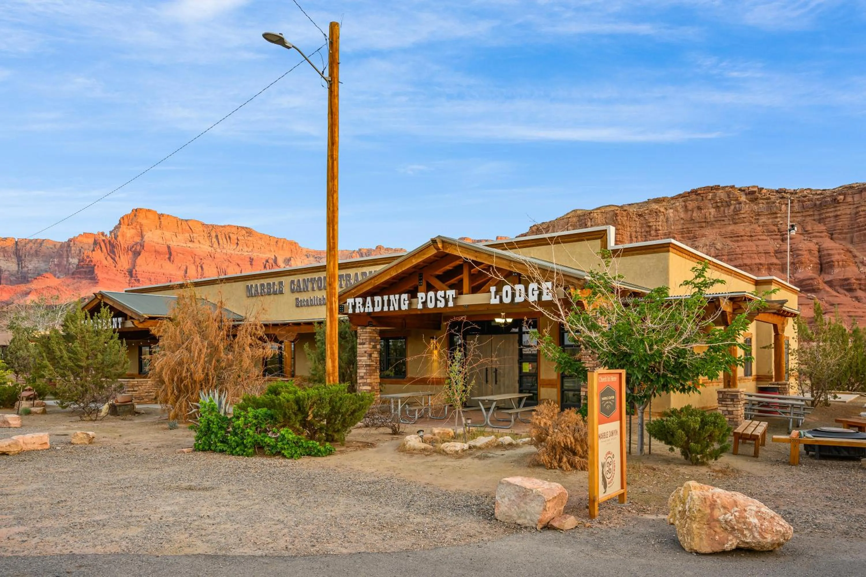 Property building in Marble Canyon Lodge
