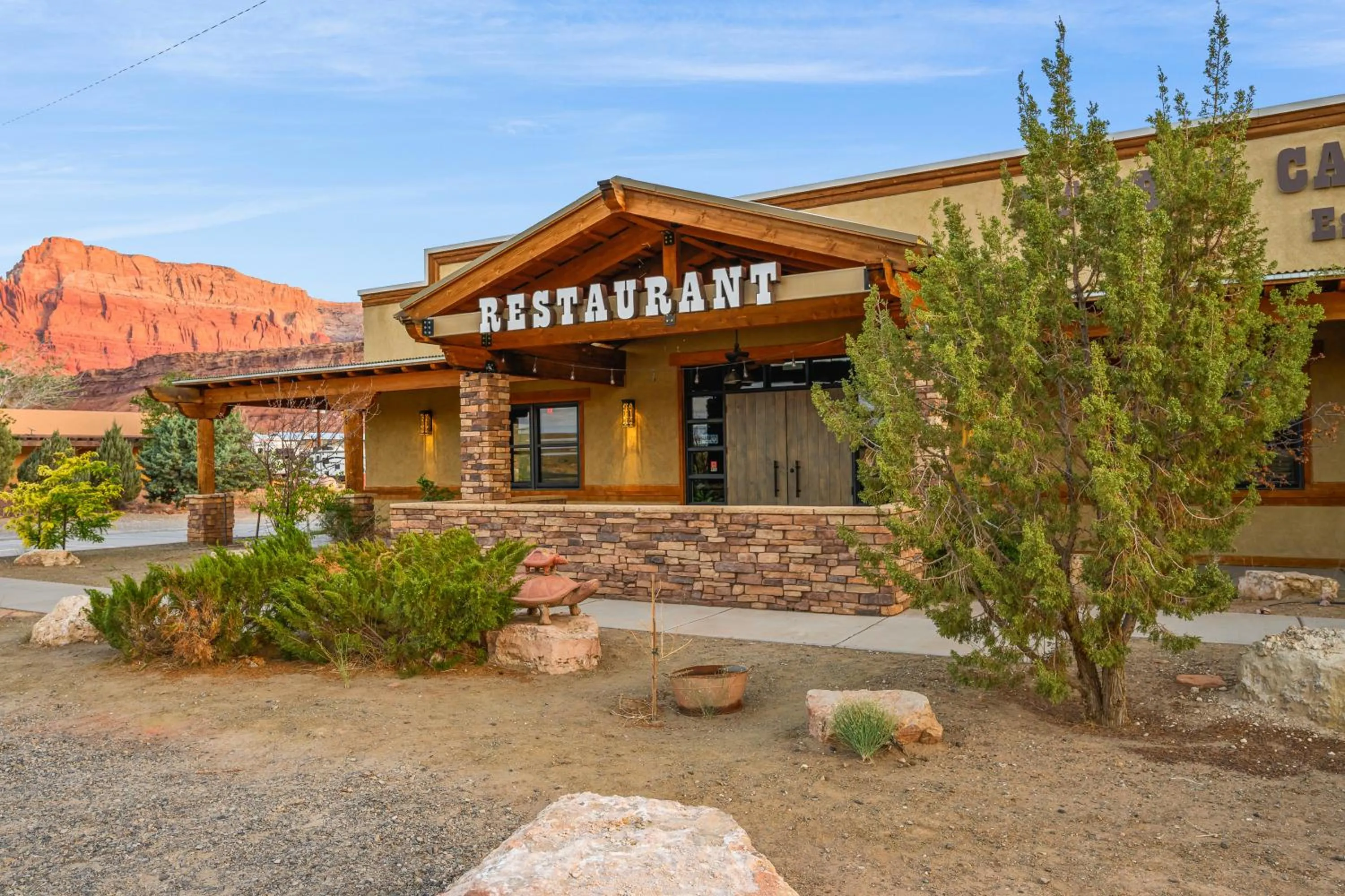 Property building in Marble Canyon Lodge