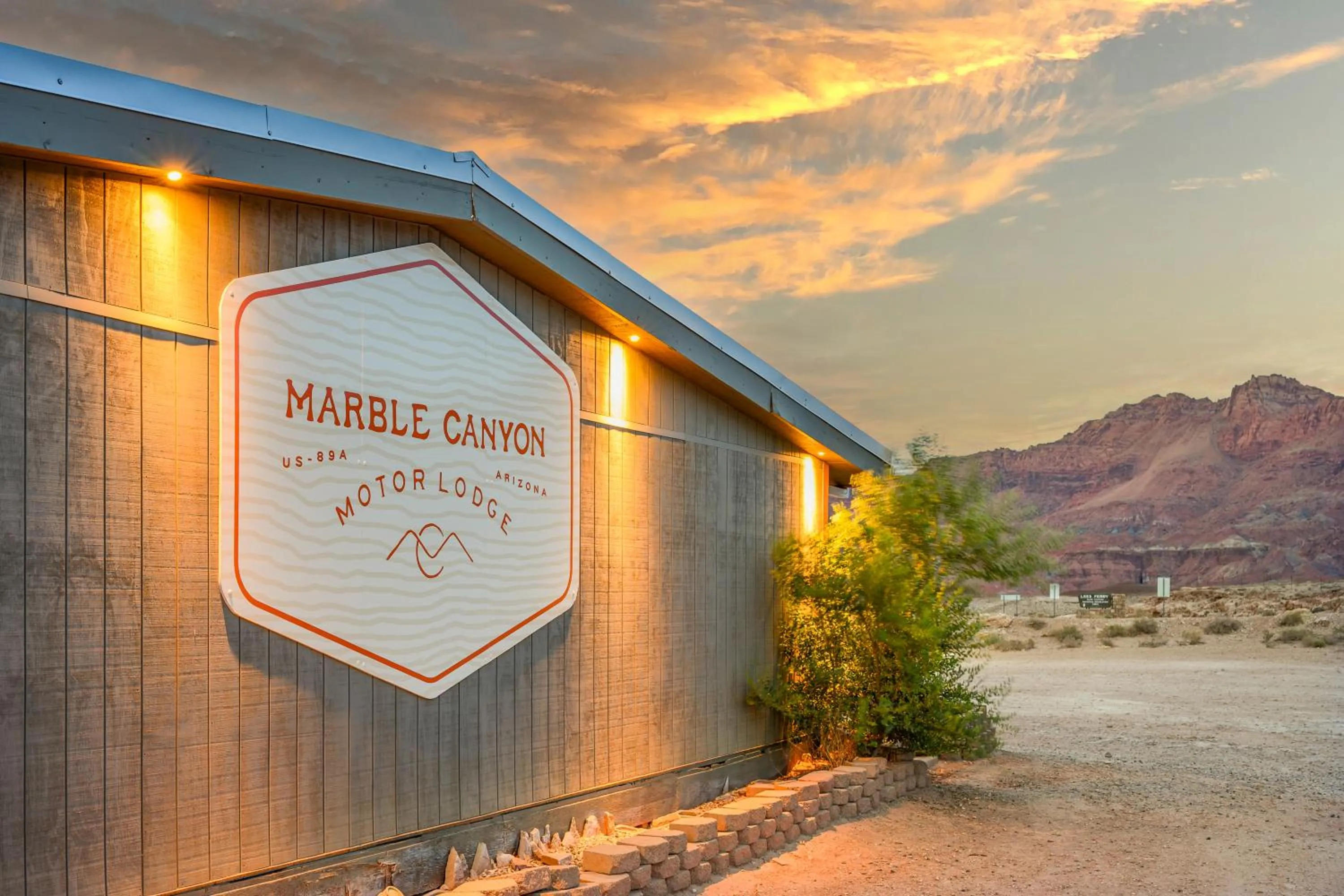 Property building in Marble Canyon Lodge