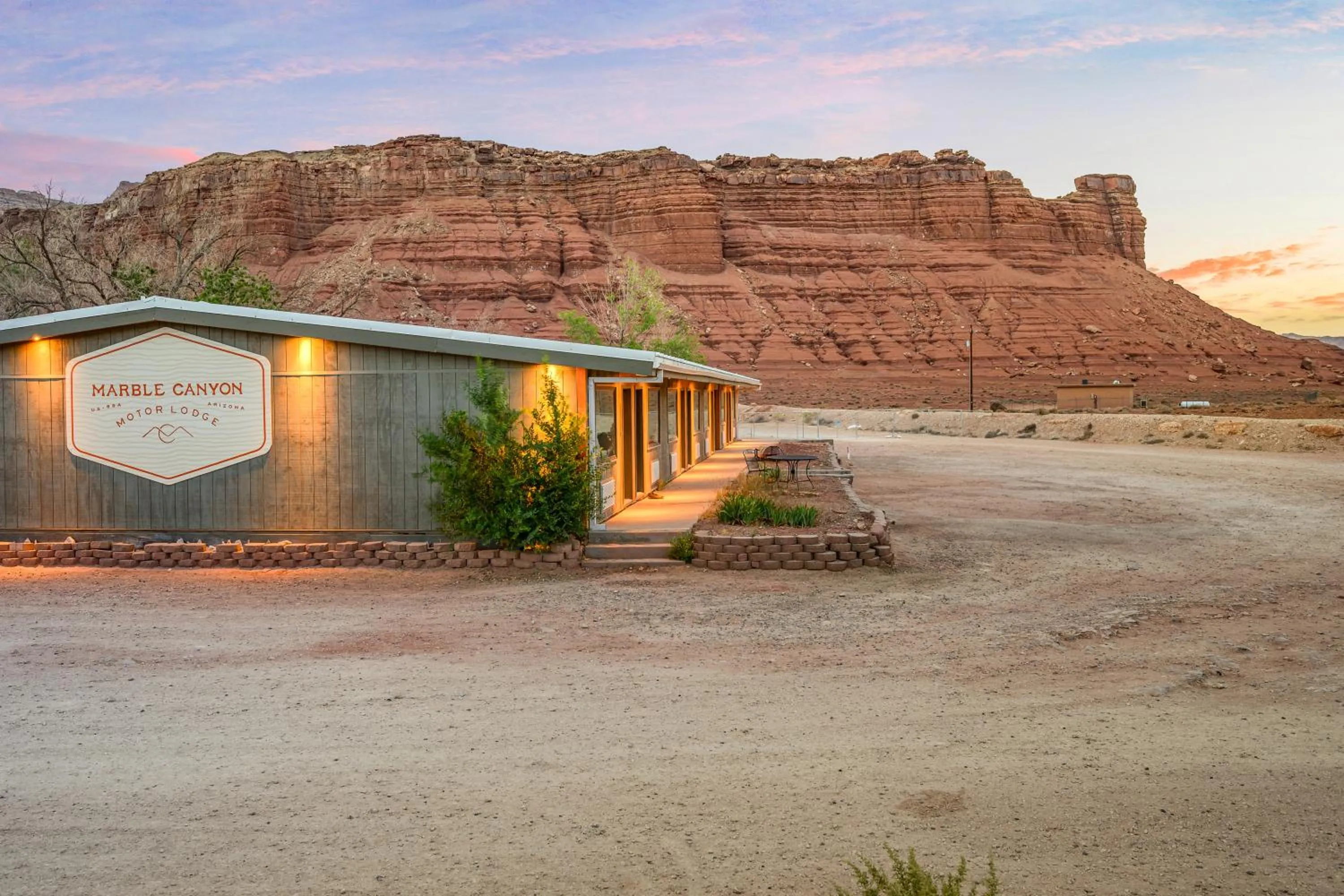 Property building in Marble Canyon Lodge