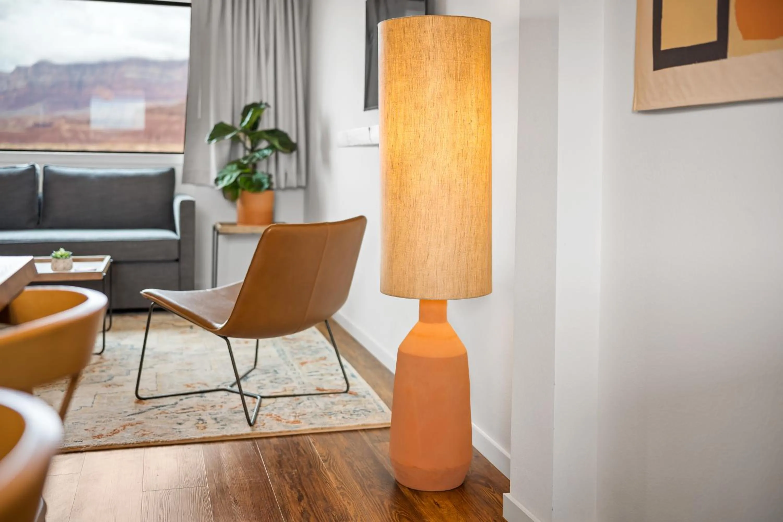 Living room in Marble Canyon Lodge