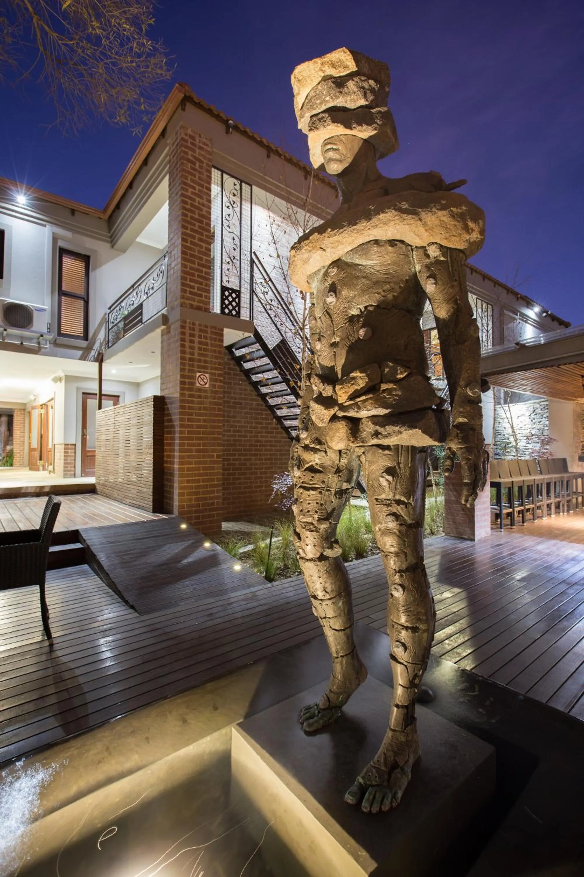 Patio in Menlyn Boutique Hotel