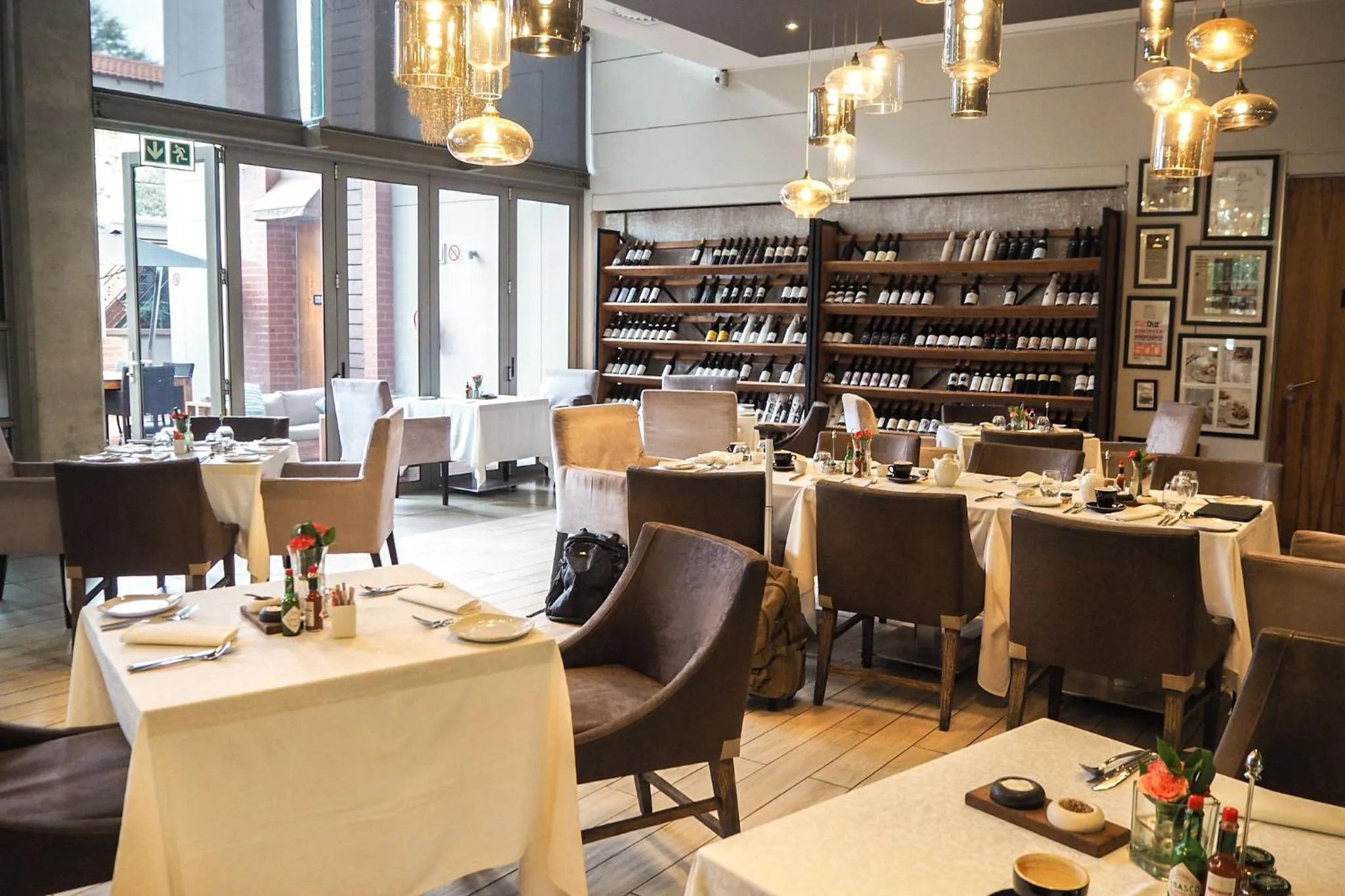 Restaurant/places to eat in Menlyn Boutique Hotel