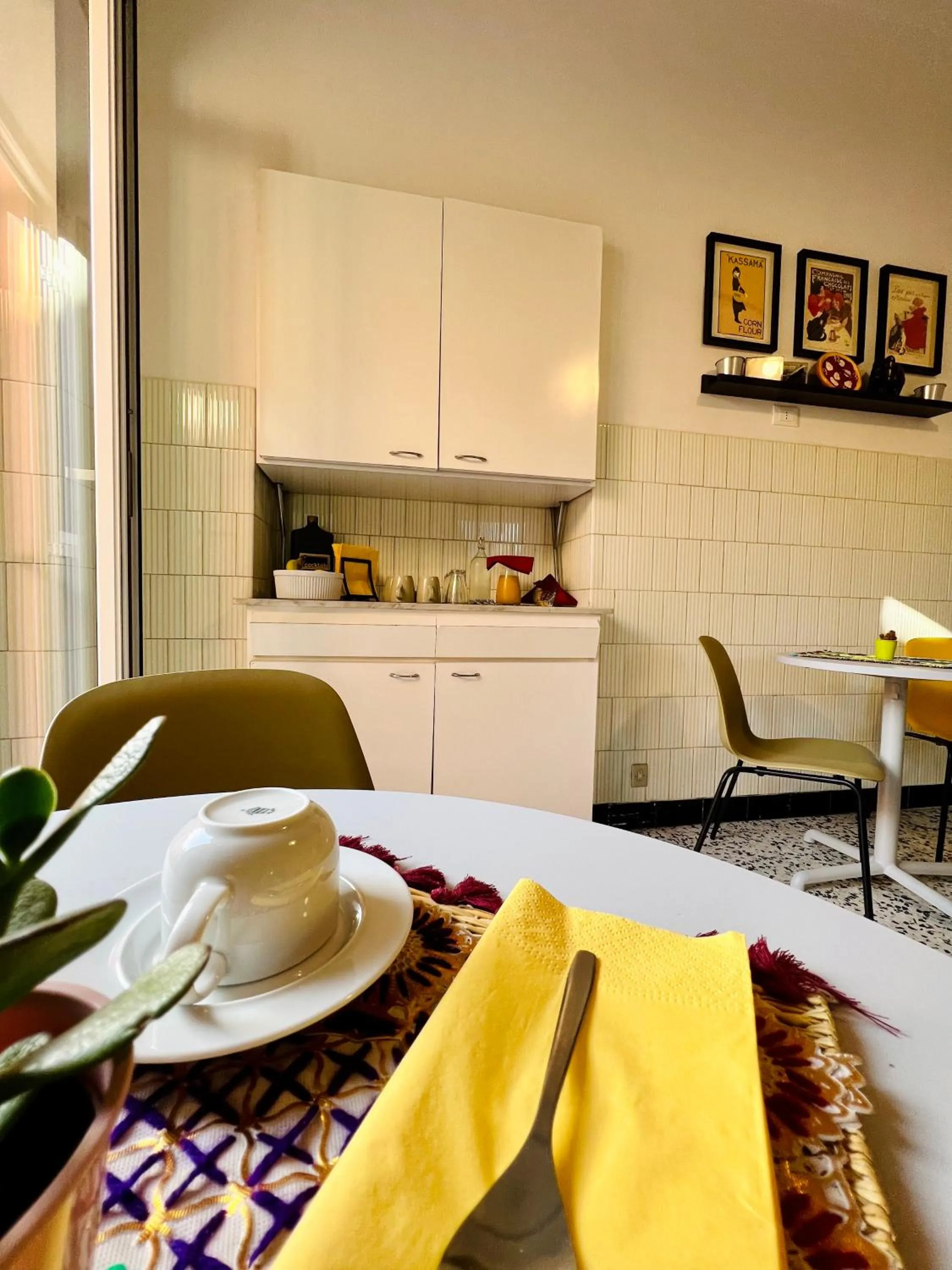 Communal kitchen in B&B letterario Palazzo Pistocchi