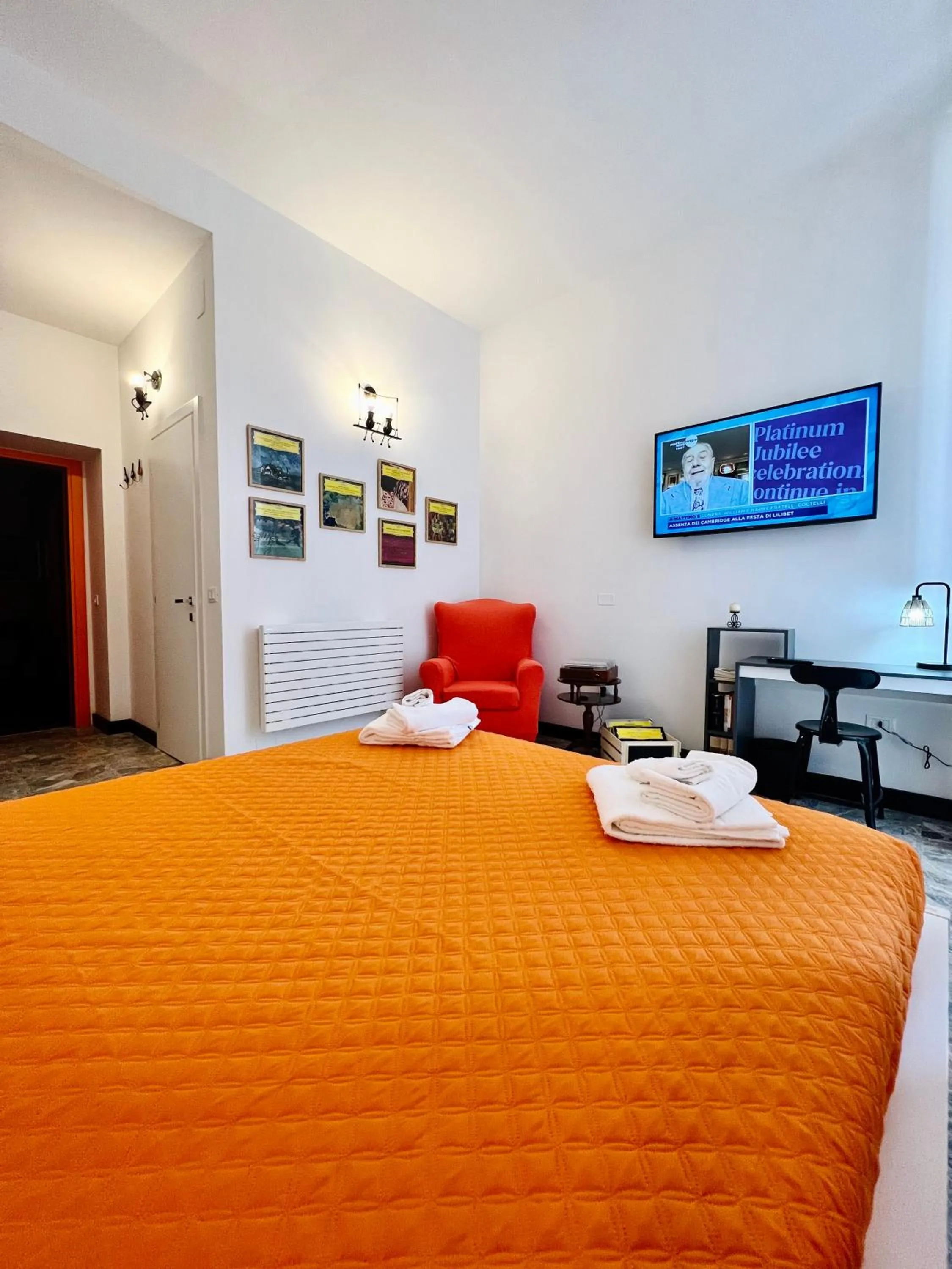 Bedroom, Bed in B&B letterario Palazzo Pistocchi