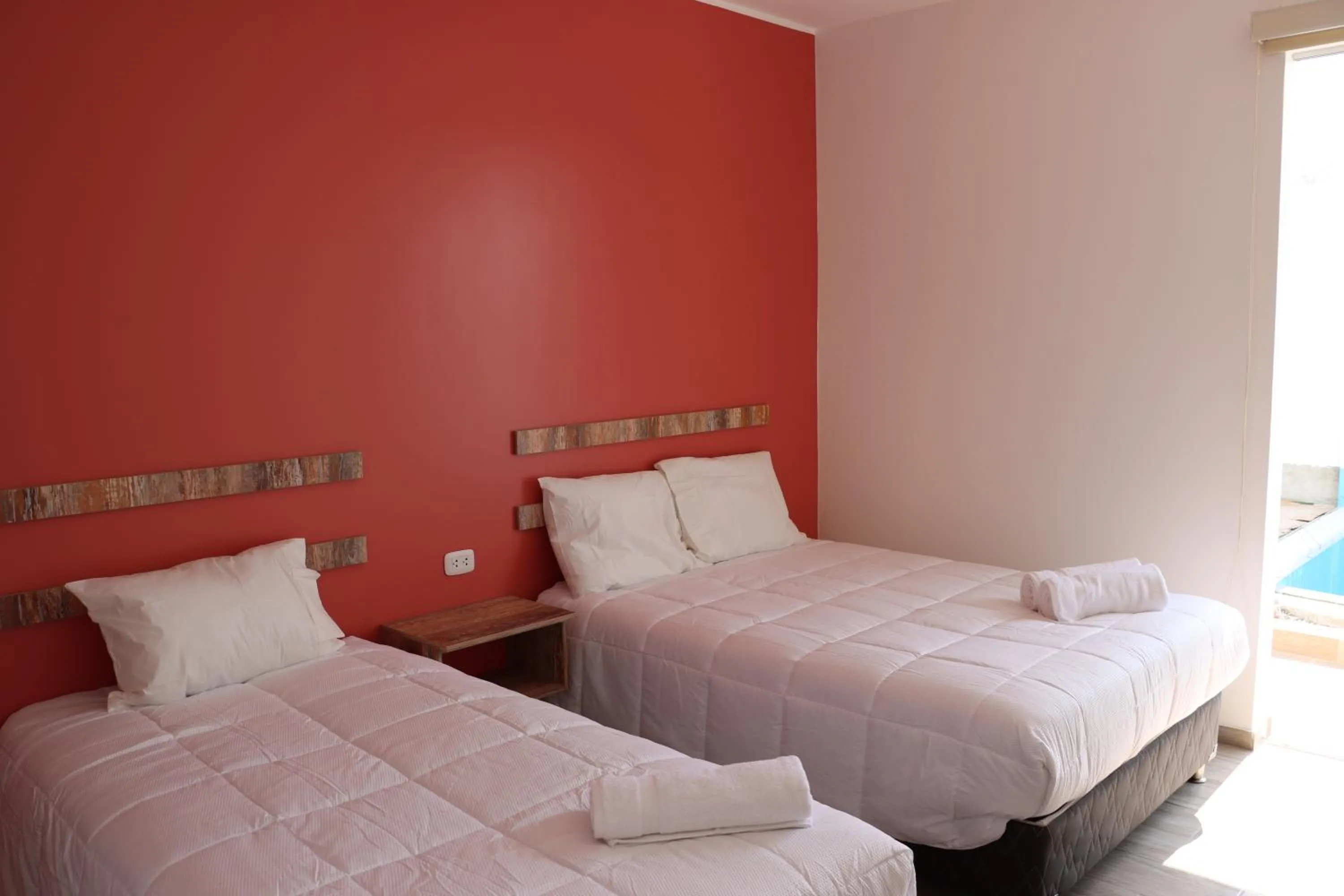 Bed in La Estancia Hotel Ica