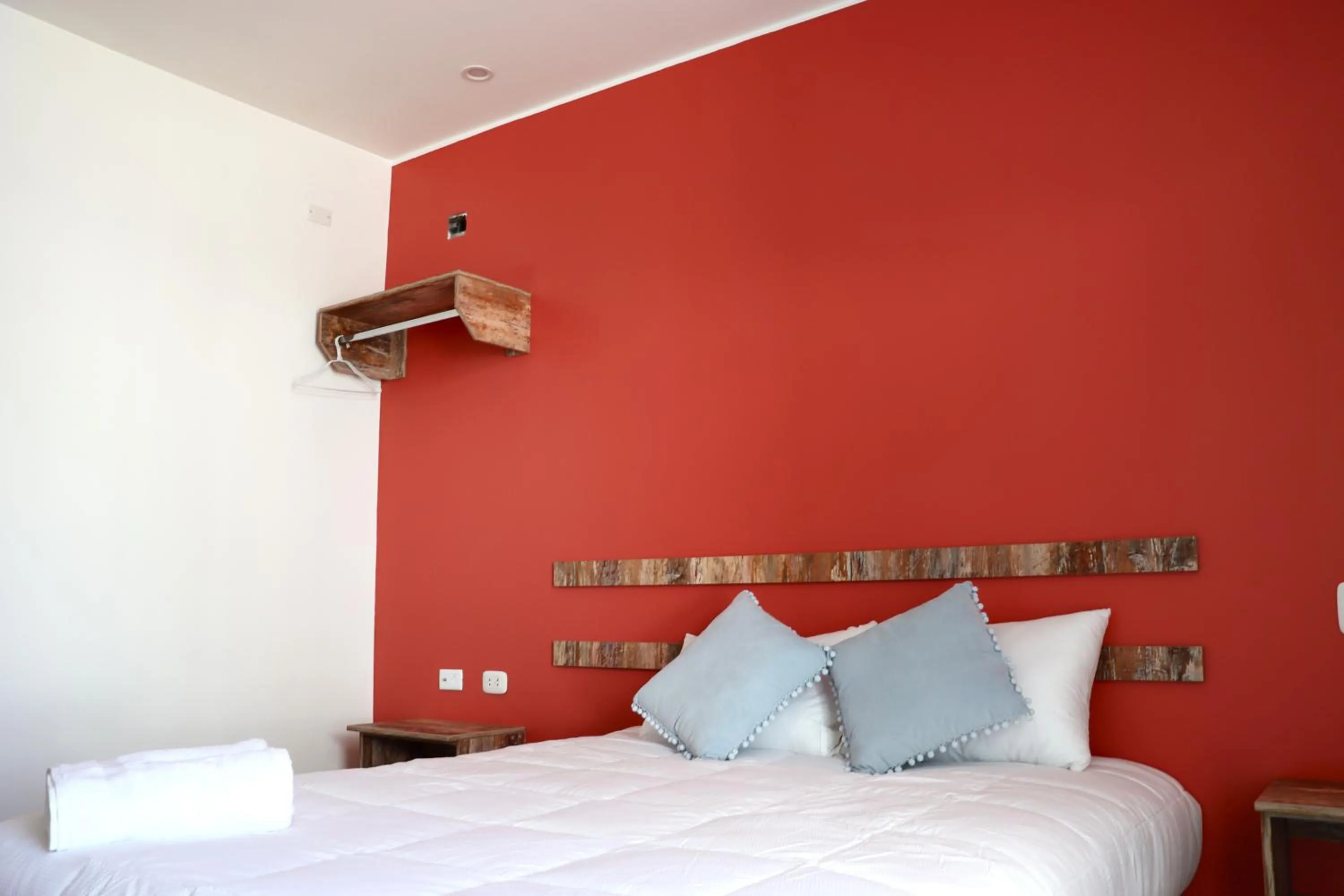 Bed in La Estancia Hotel Ica