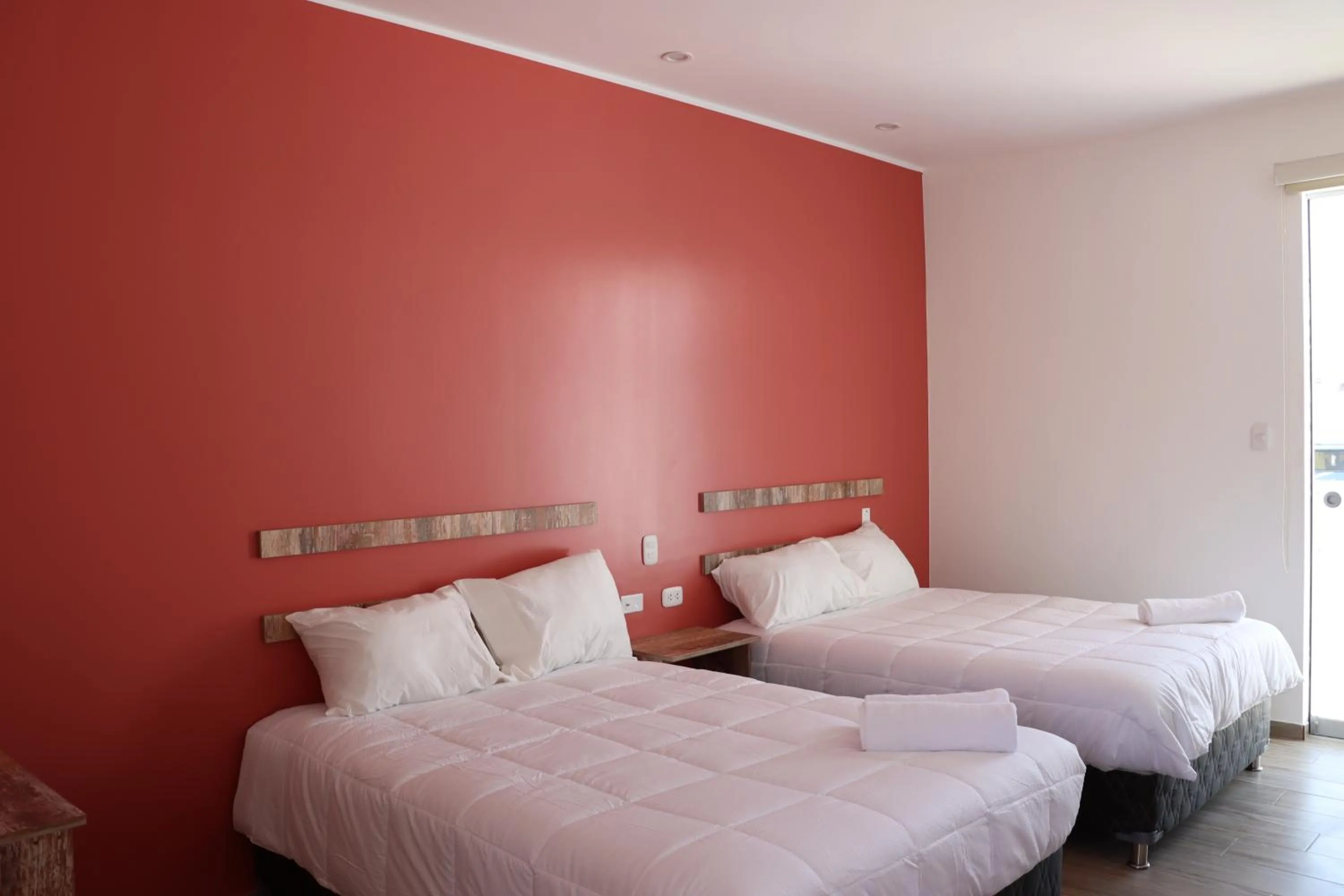 Bed in La Estancia Hotel Ica