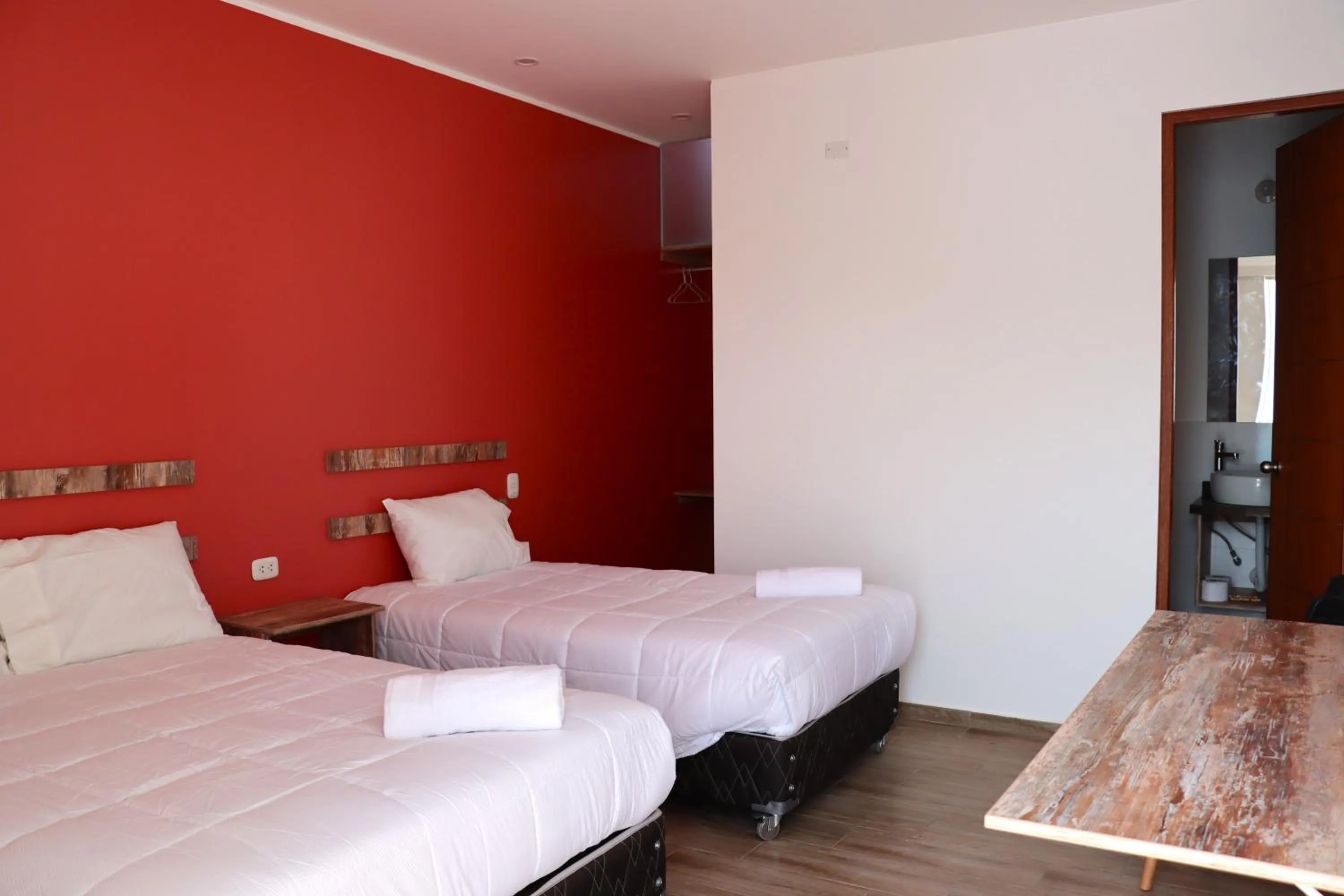 Bed in La Estancia Hotel Ica