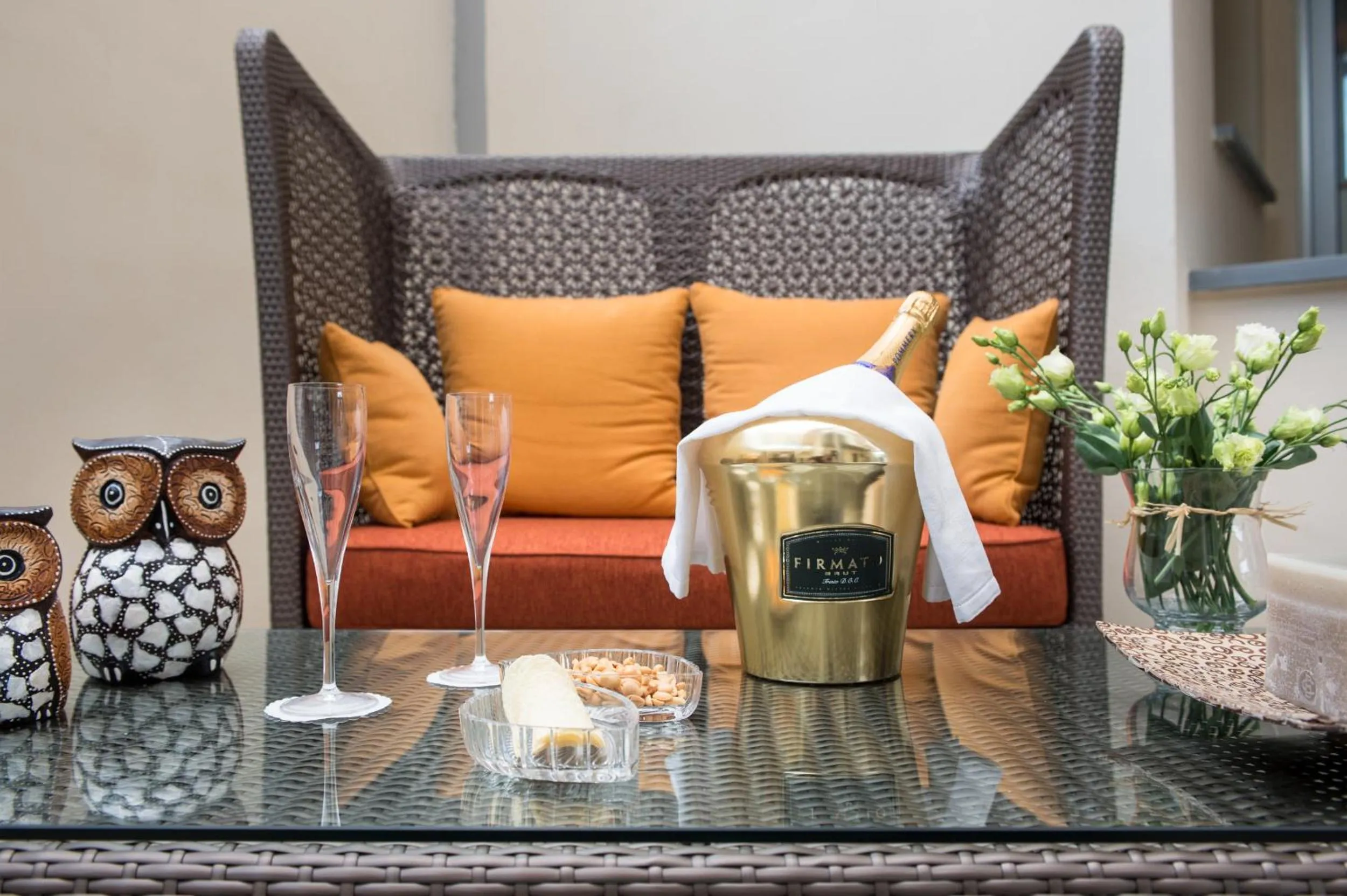 Decorative detail in Hotel La Villetta