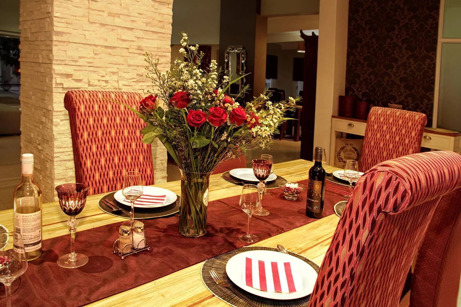 Dining area in Village Boutique Hotel