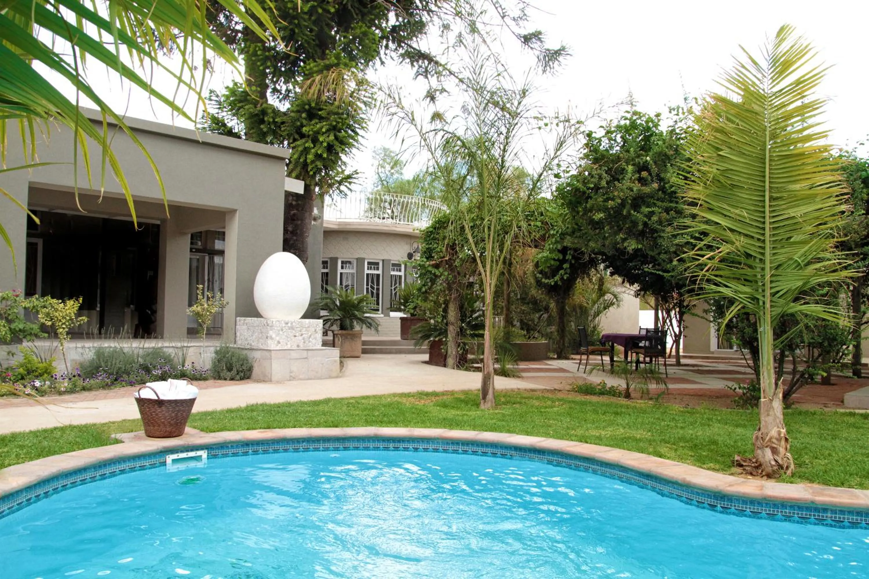 Pool view in Village Boutique Hotel